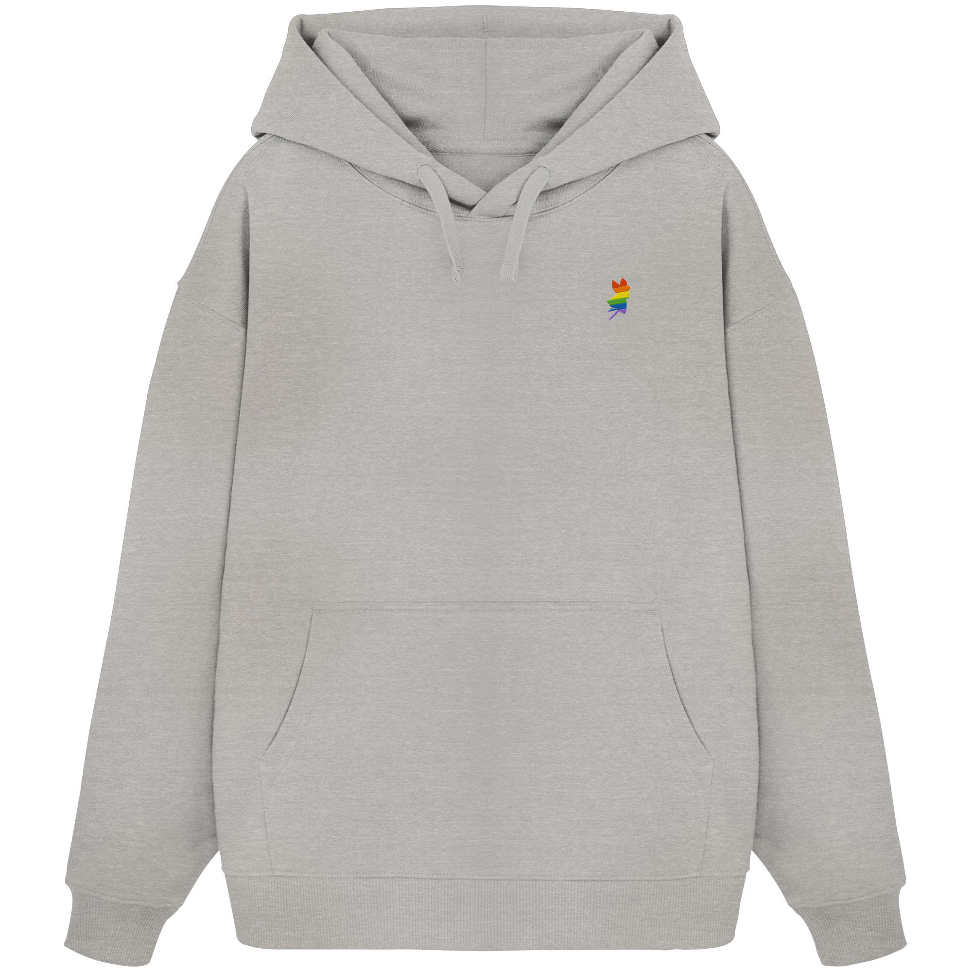 Regenbogen Fee Oversize Hoodie Stick