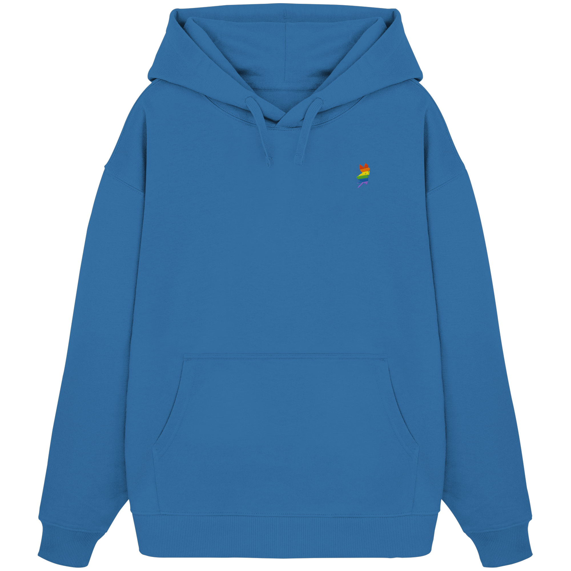 Regenbogen Fee Oversize Hoodie Stick