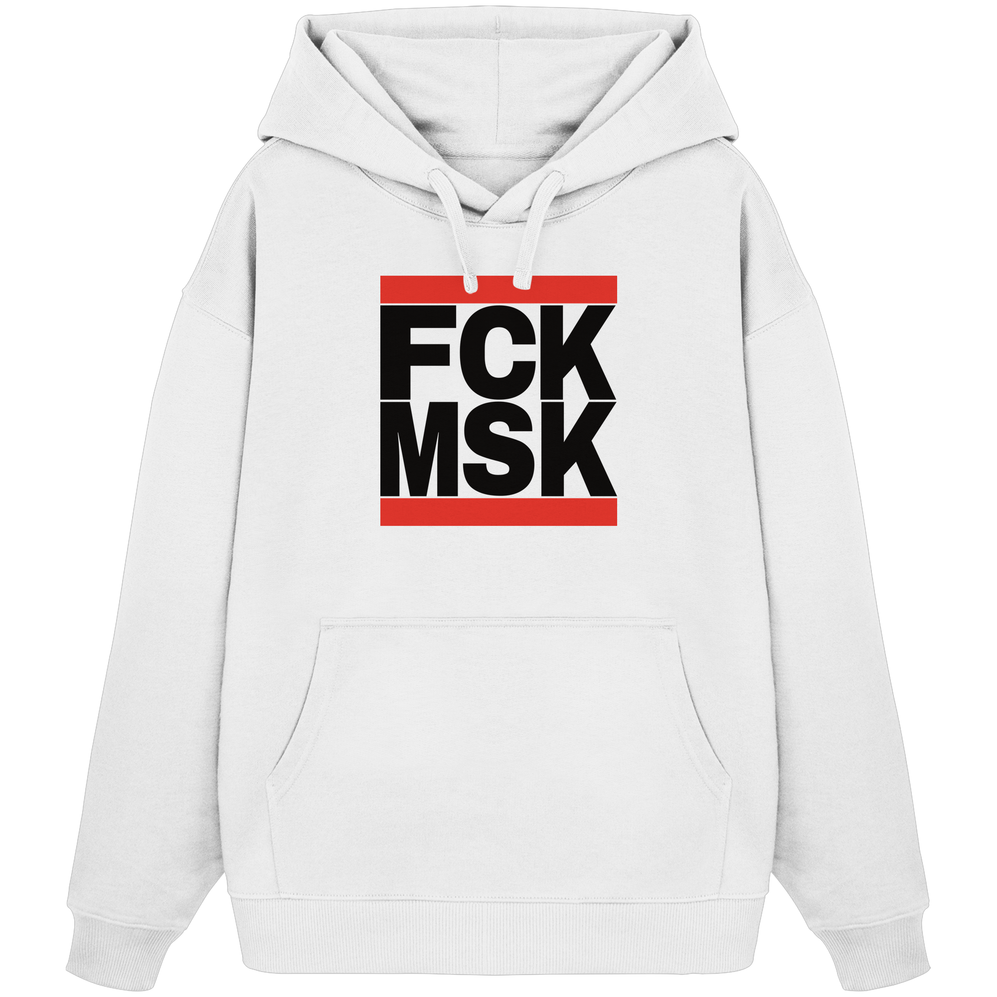 FCK MSK (schwarze Schrift) - Oversize Hoodie