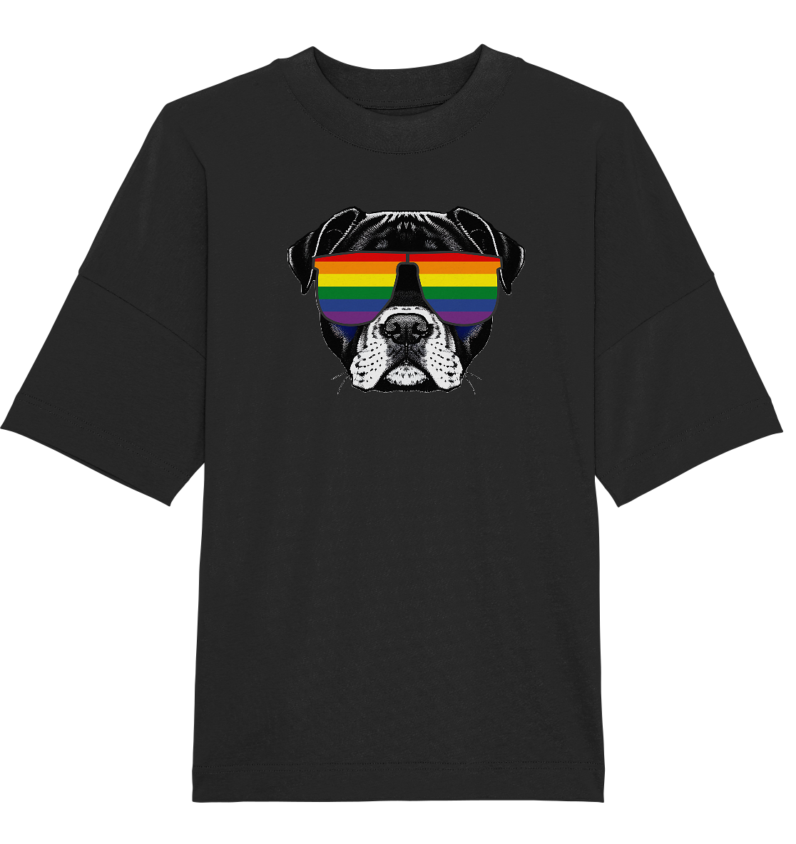 Regenbogen Doggo - Organic Oversize Shirt