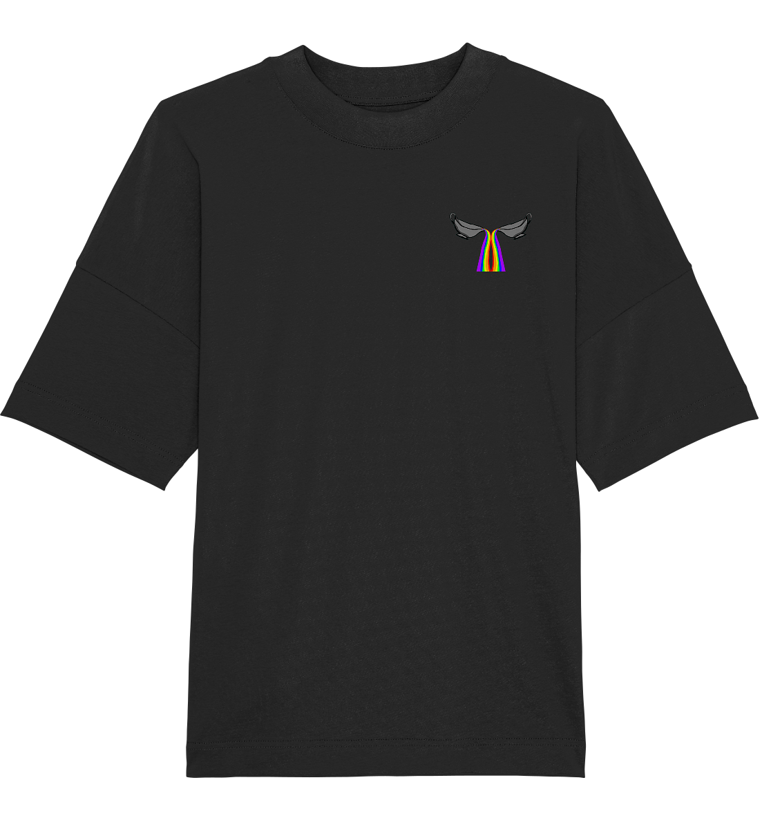 Regenbogen-Soße Twin Edition Oversize Shirt