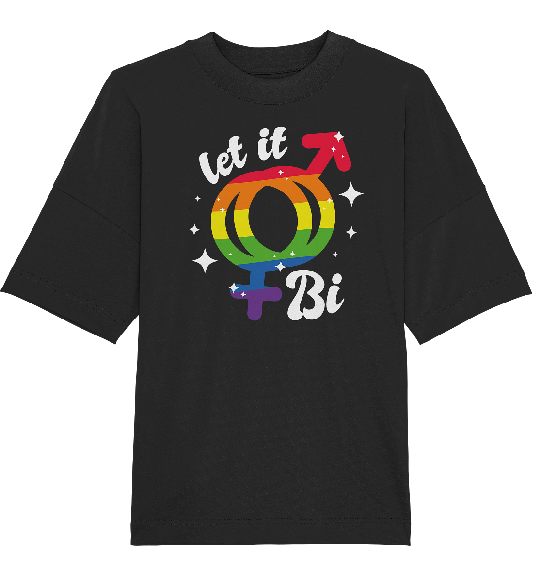 Let it Bi Oversize Shirt