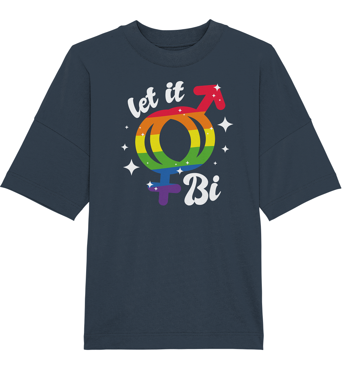 Let it Bi Oversize Shirt