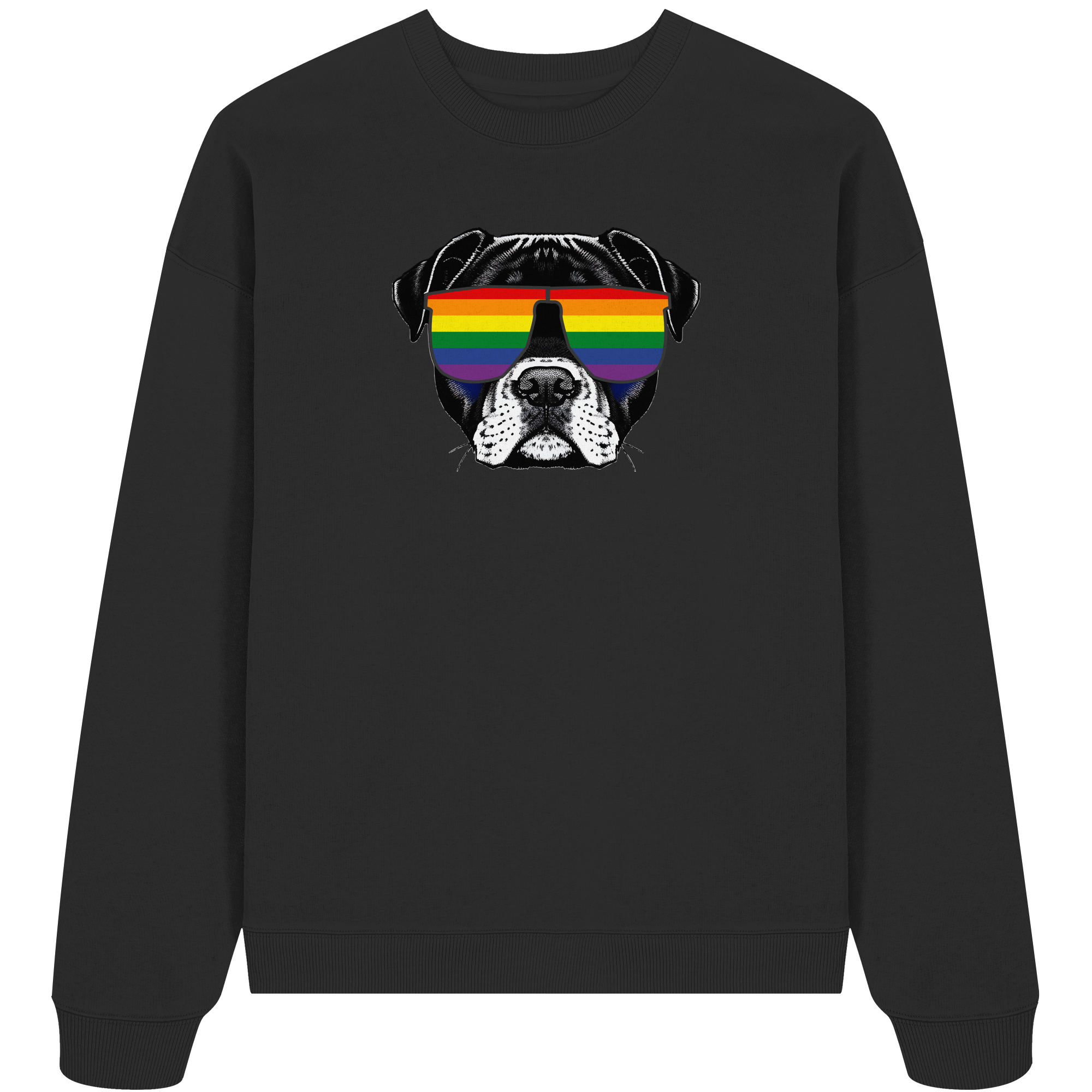 Regenbogen Doggo - Organic Oversize Sweatshirt