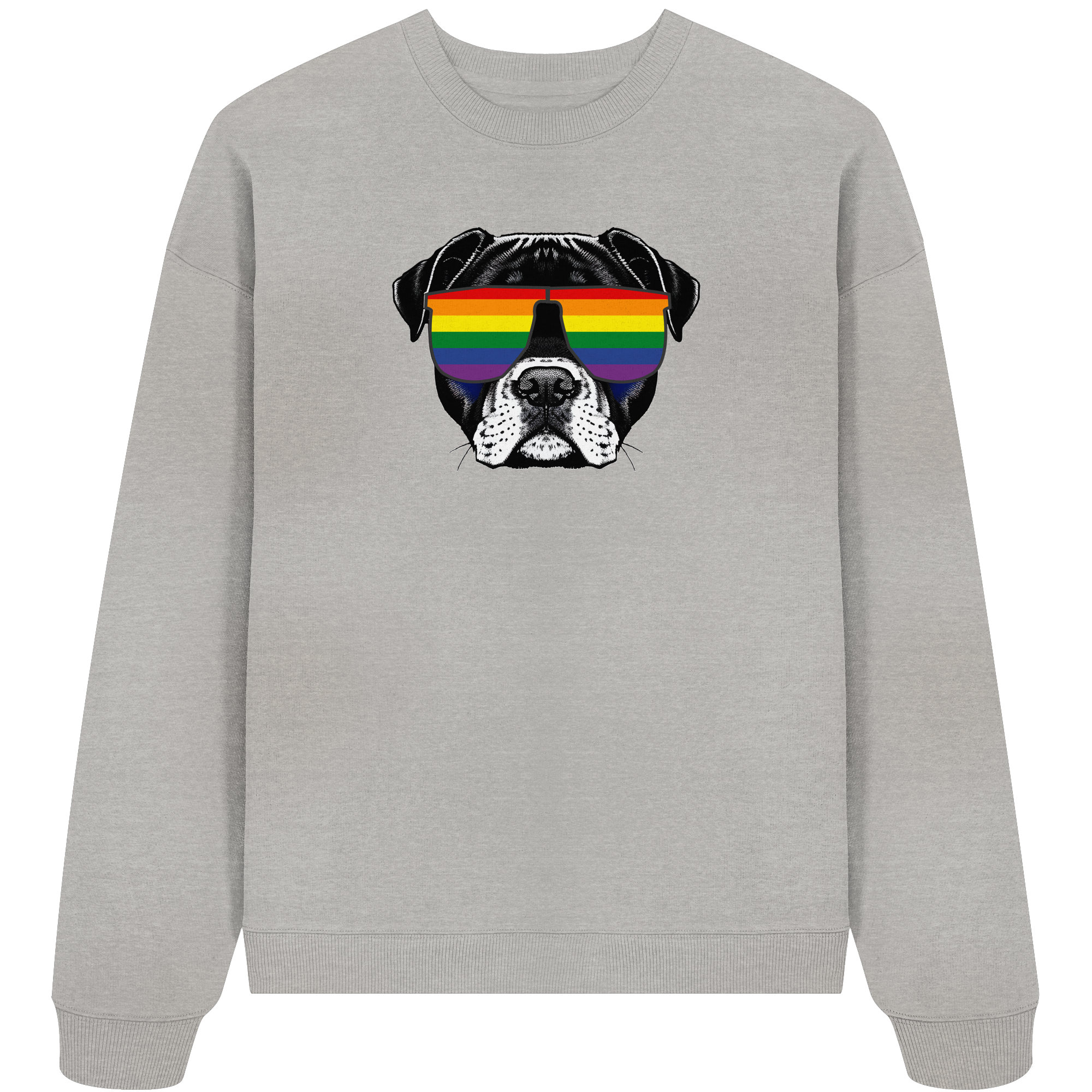 Regenbogen Doggo - Organic Oversize Sweatshirt