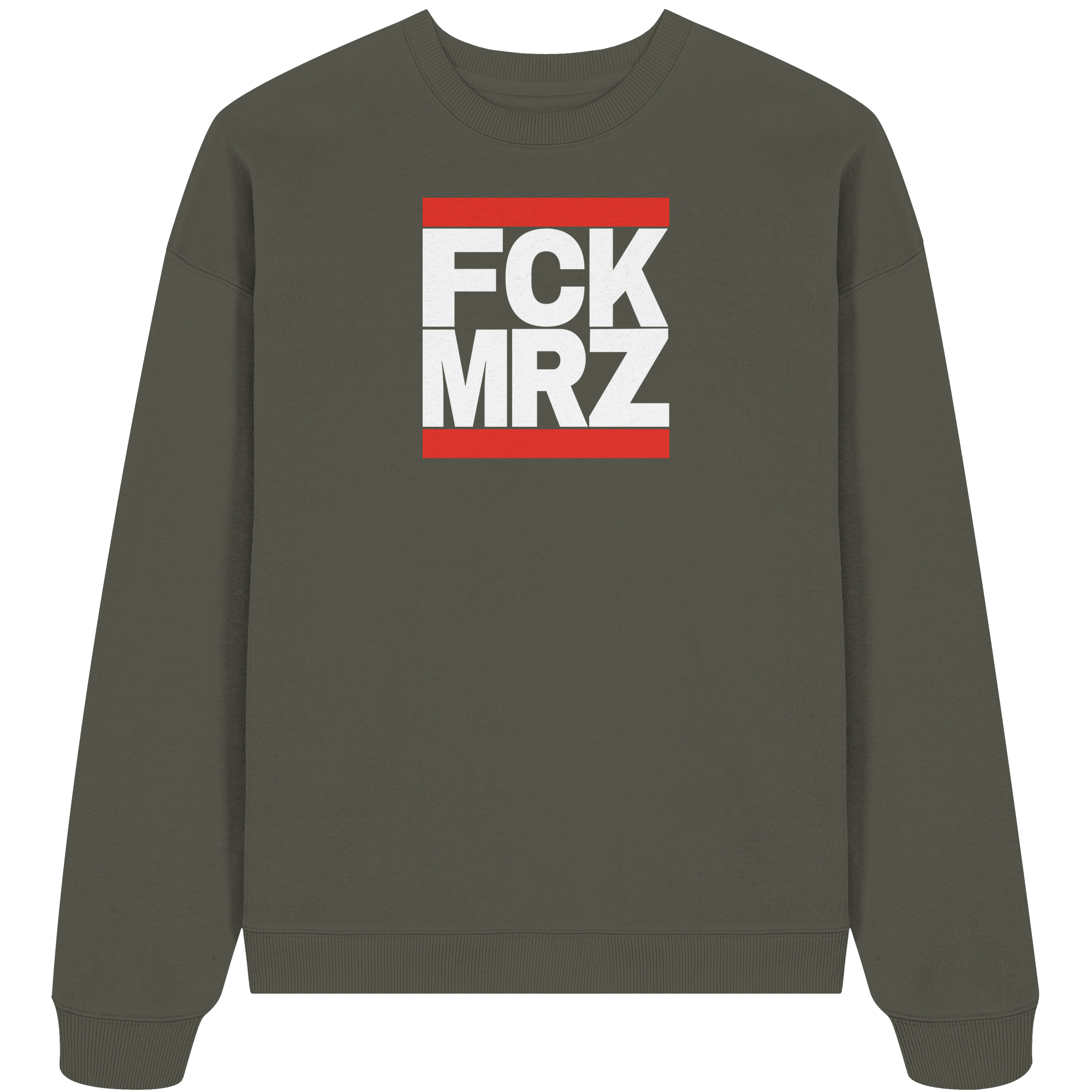 FCK MRZ (weiße Schrift) - Oversize Sweatshirt