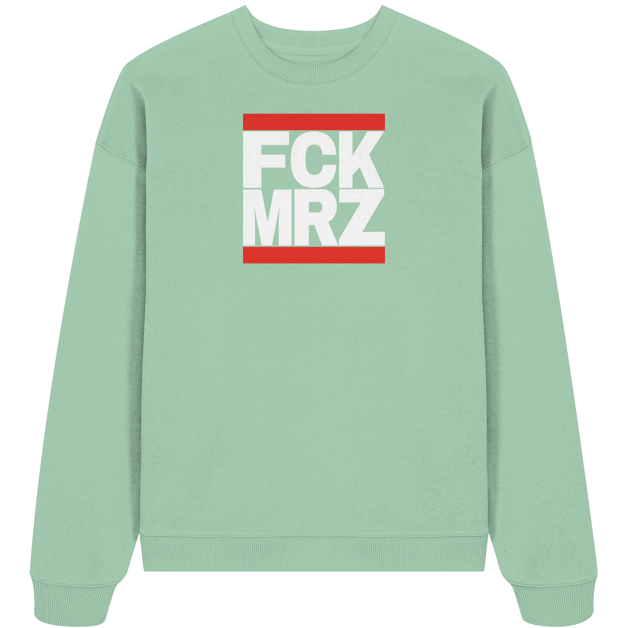 FCK MRZ (weiße Schrift) - Oversize Sweatshirt