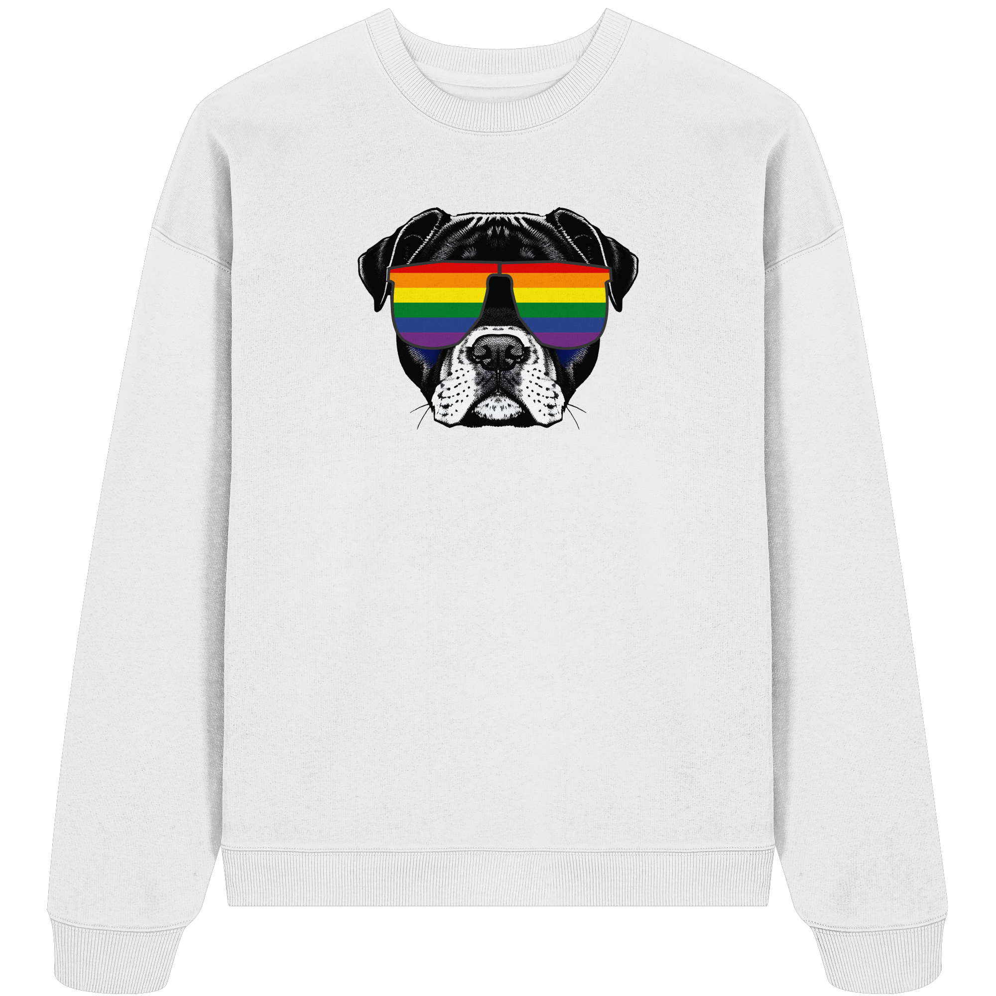 Regenbogen Doggo - Organic Oversize Sweatshirt