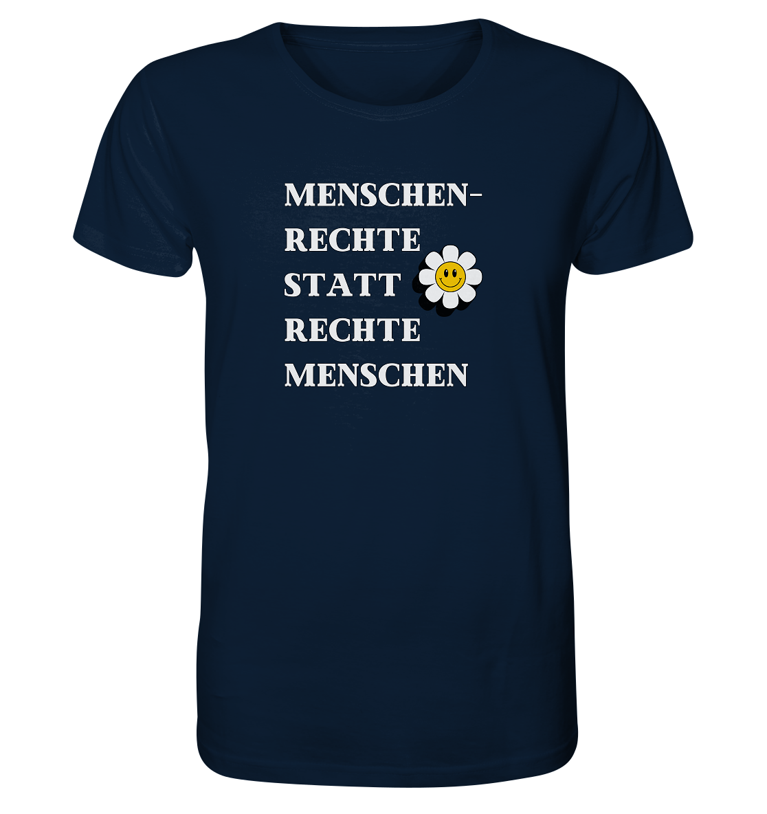 Menschenrechte statt rechte Menschen - Unisex Shirt