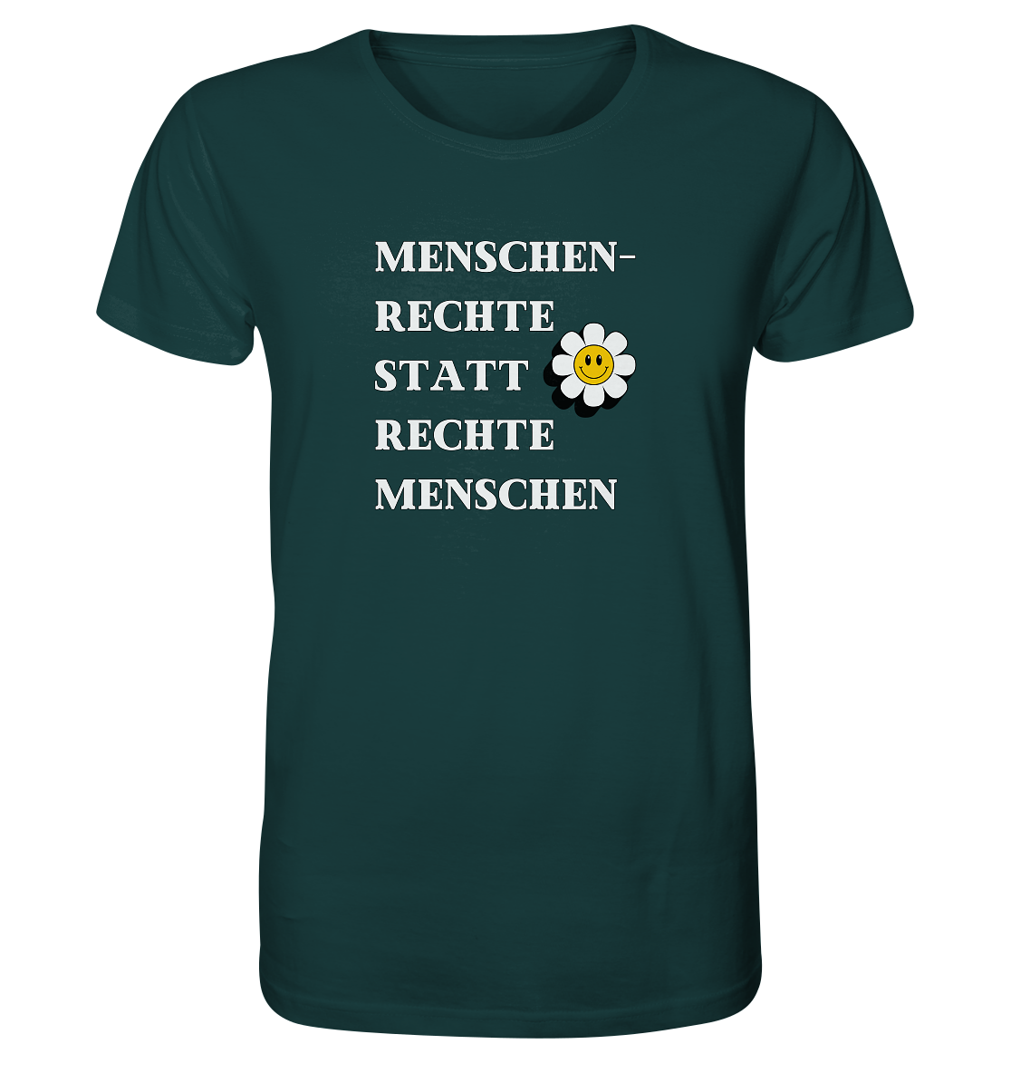 Menschenrechte statt rechte Menschen - Unisex Shirt