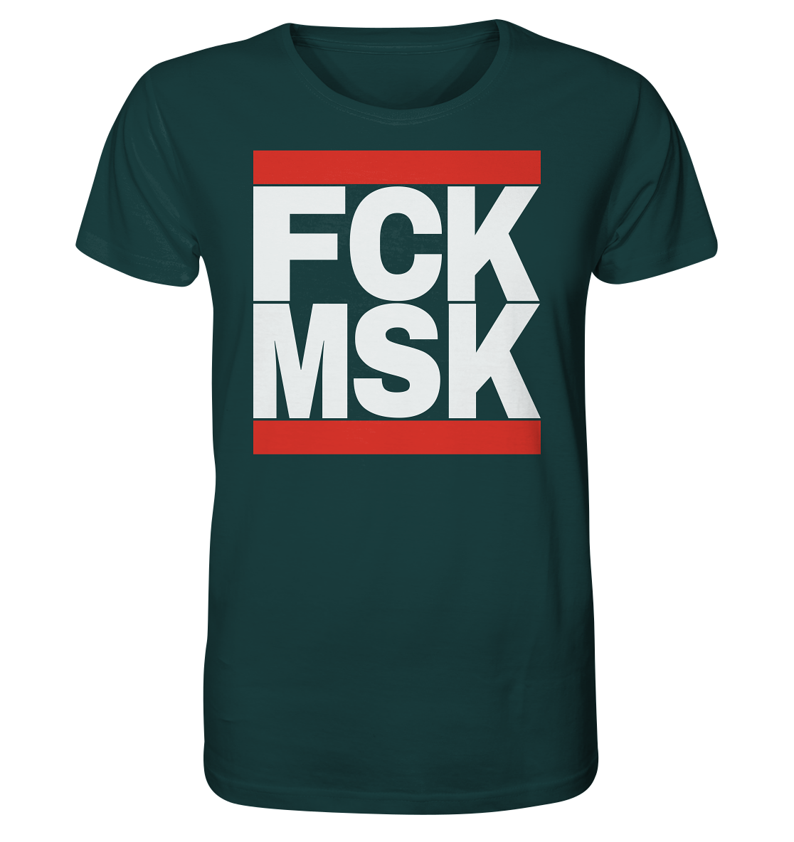 FCK MSK (weiße Schrift) - Unisex Shirt