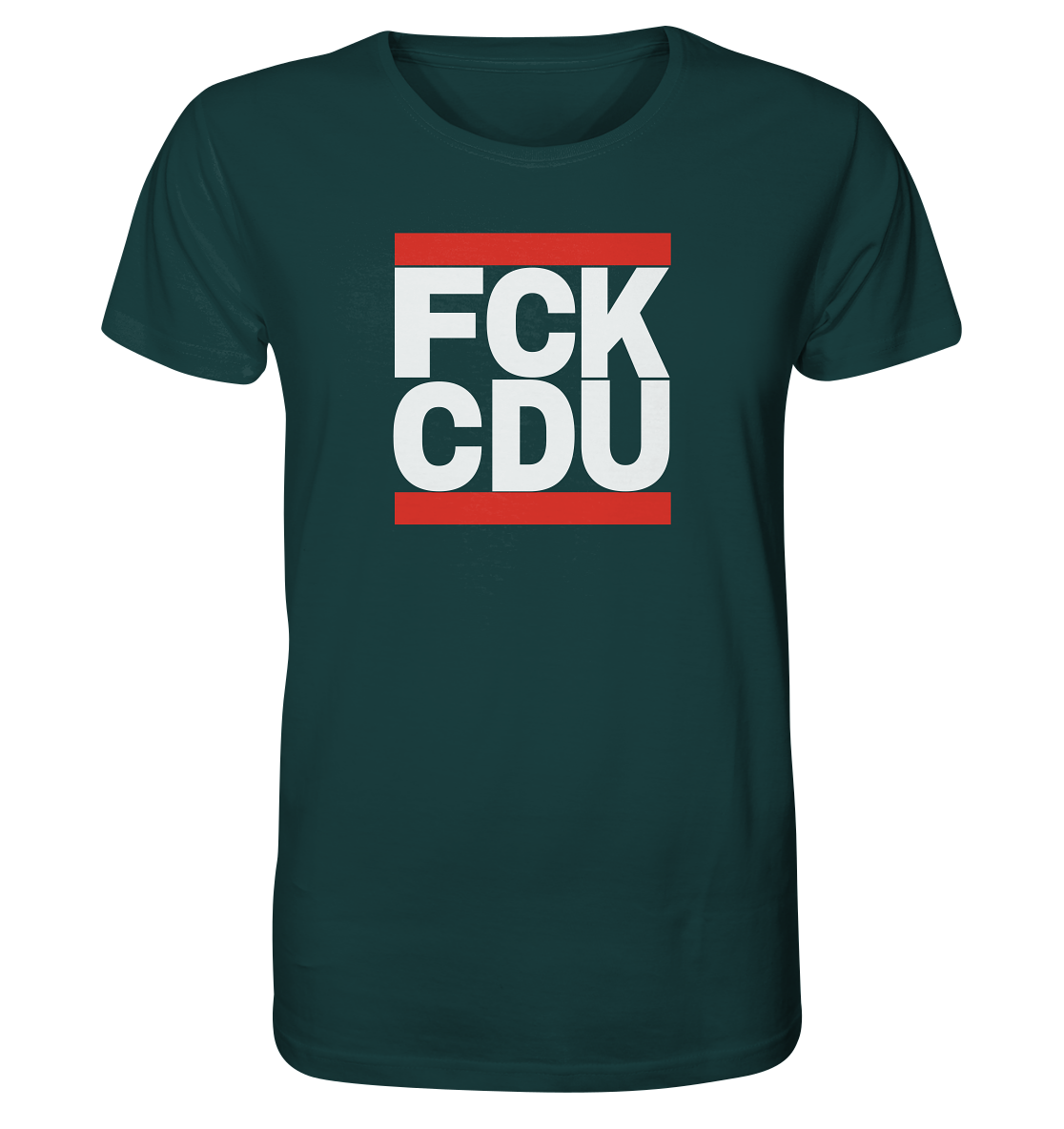 FCK CDU (weiße Schrift) - Unisex Shirt