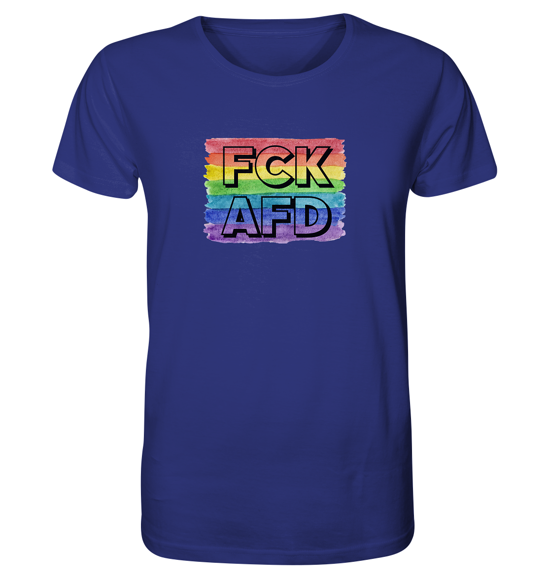 FCK AFD "Rainbow Resistance Edition" - Organic Shirt