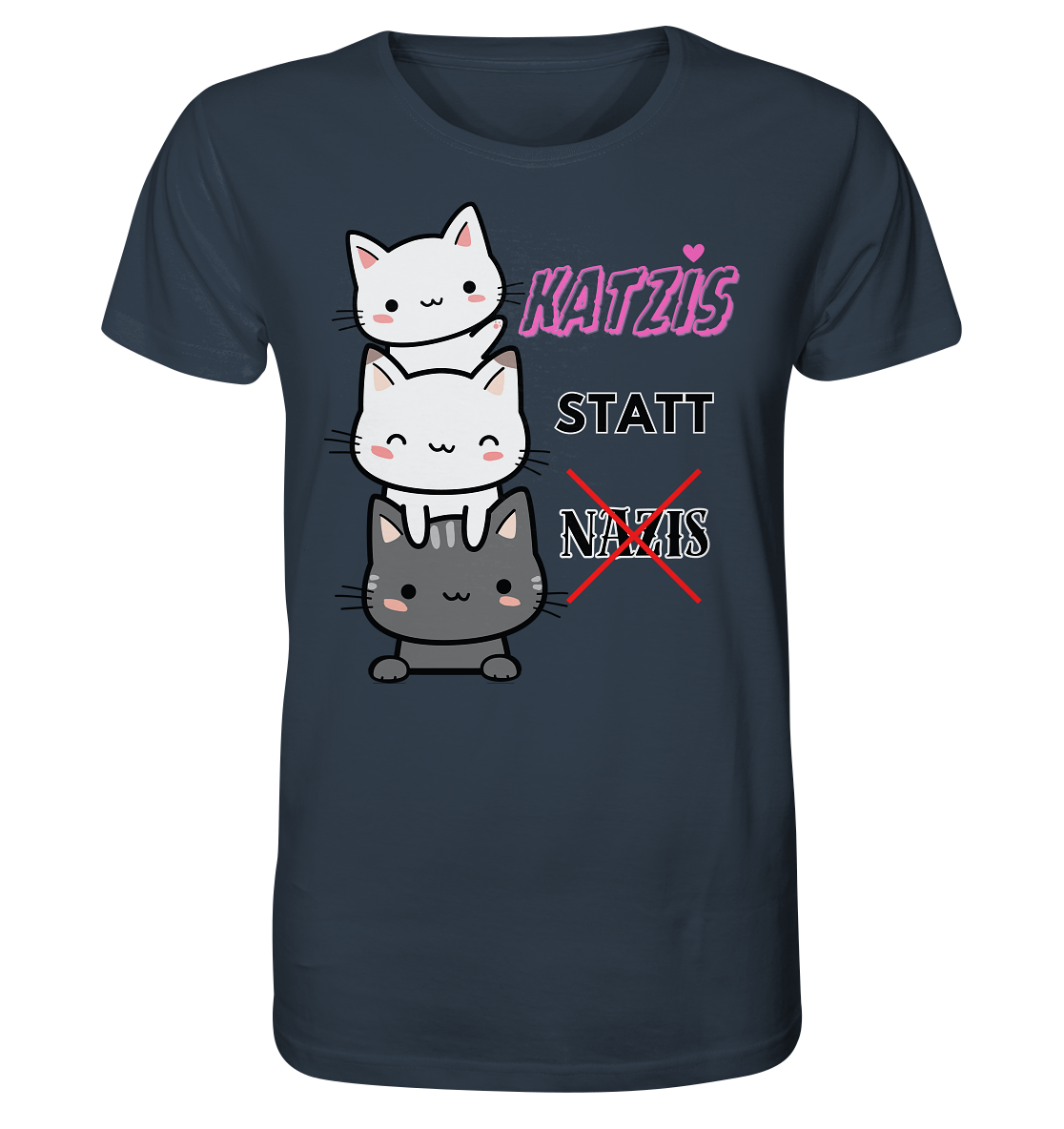 Katzis statt Nazis Unisex Shirt