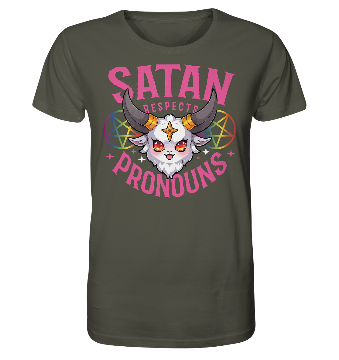 Satan Respects Pronouns Unisex Shirt