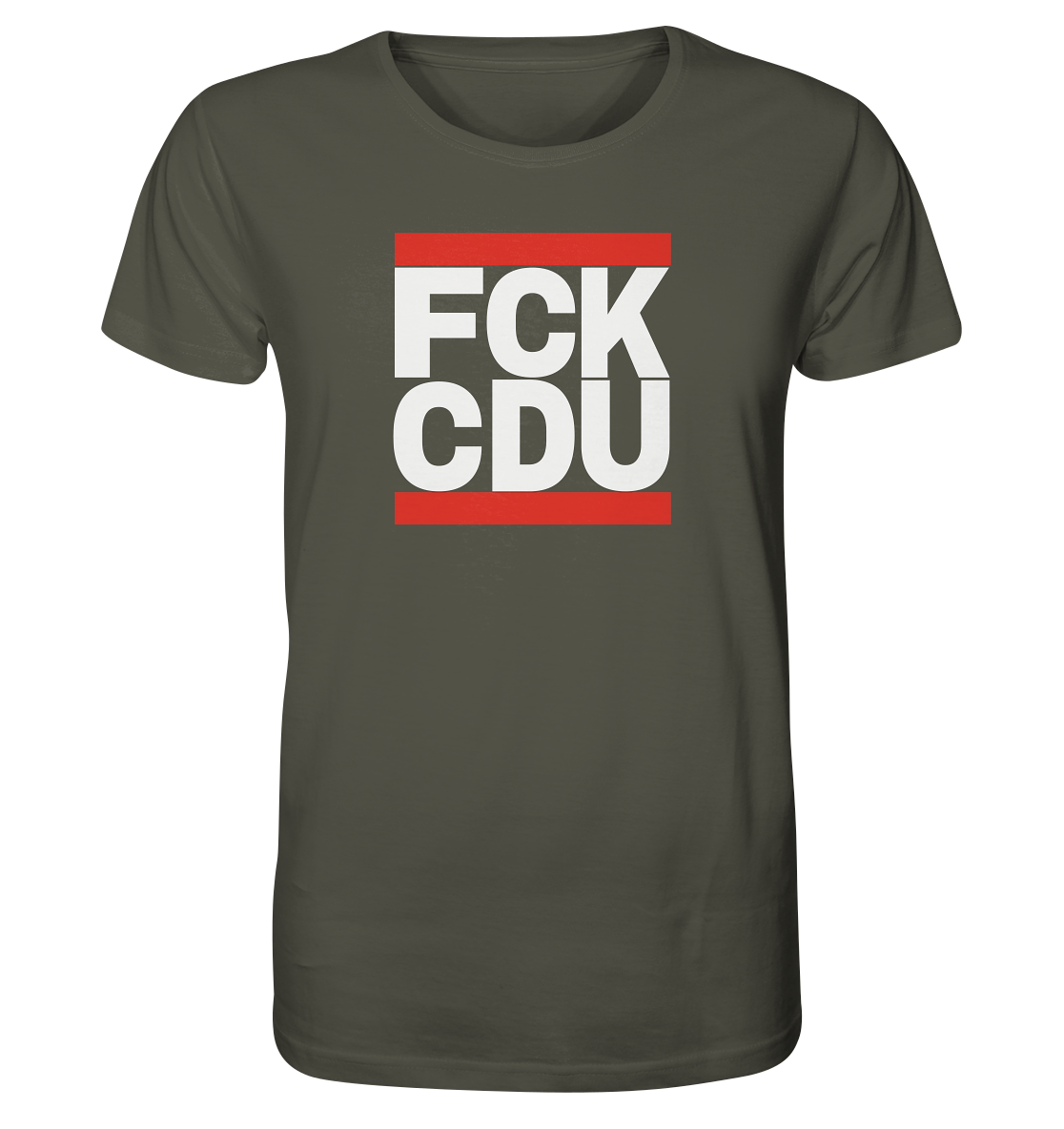 FCK CDU (weiße Schrift) - Unisex Shirt