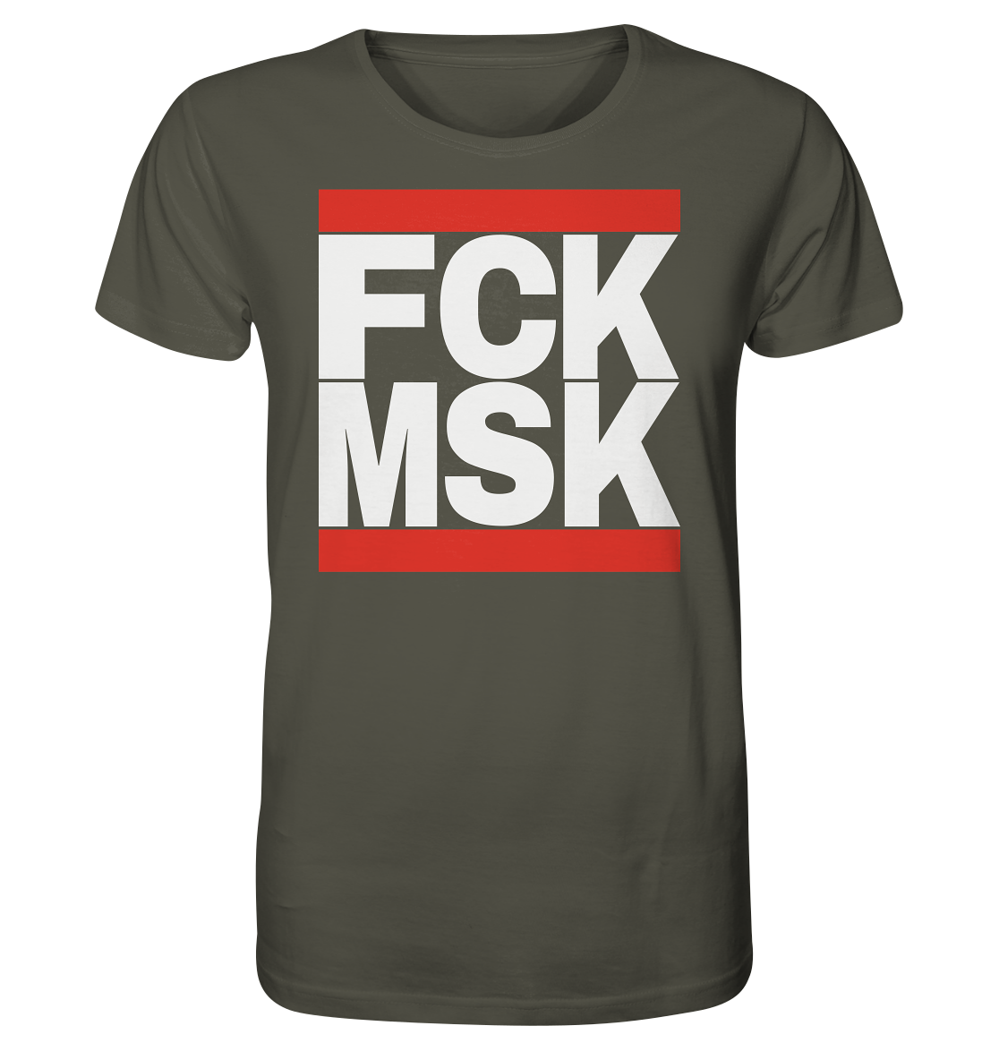 FCK MSK (weiße Schrift) - Unisex Shirt