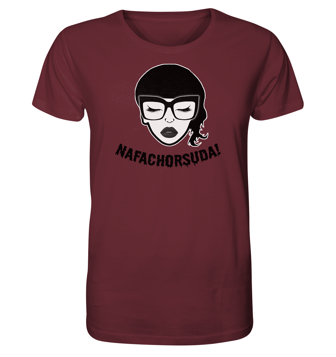 Nafachorsuda! Schwarze Schrift Unisex Shirt