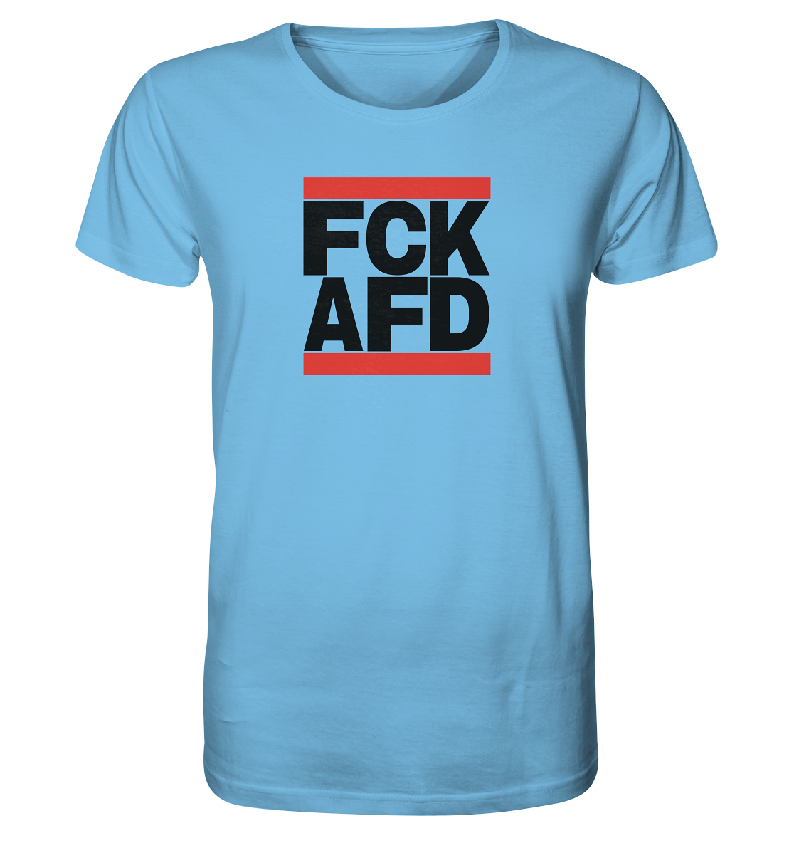 FCK AFD (schwarze Schrift) - Unisex Shirt