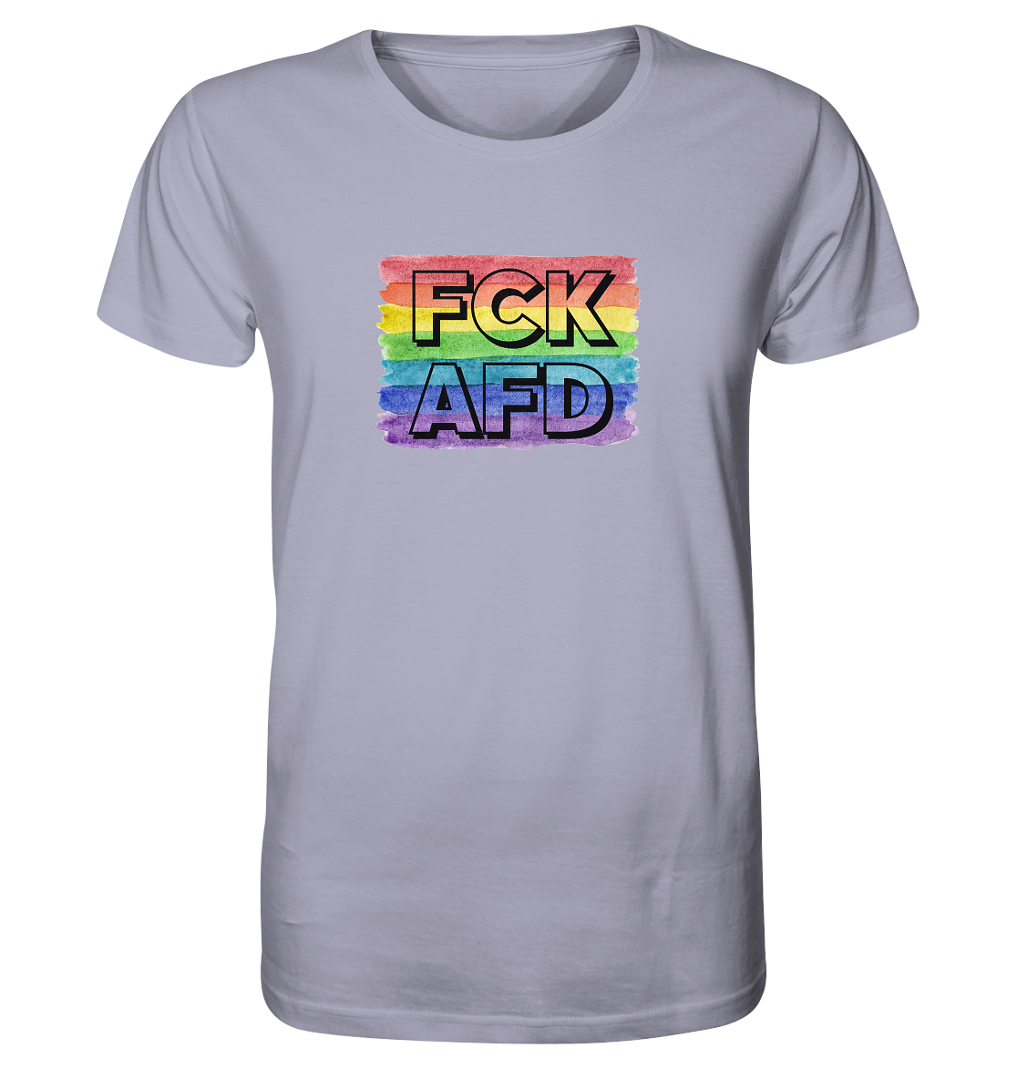 FCK AFD "Rainbow Resistance Edition" - Organic Shirt