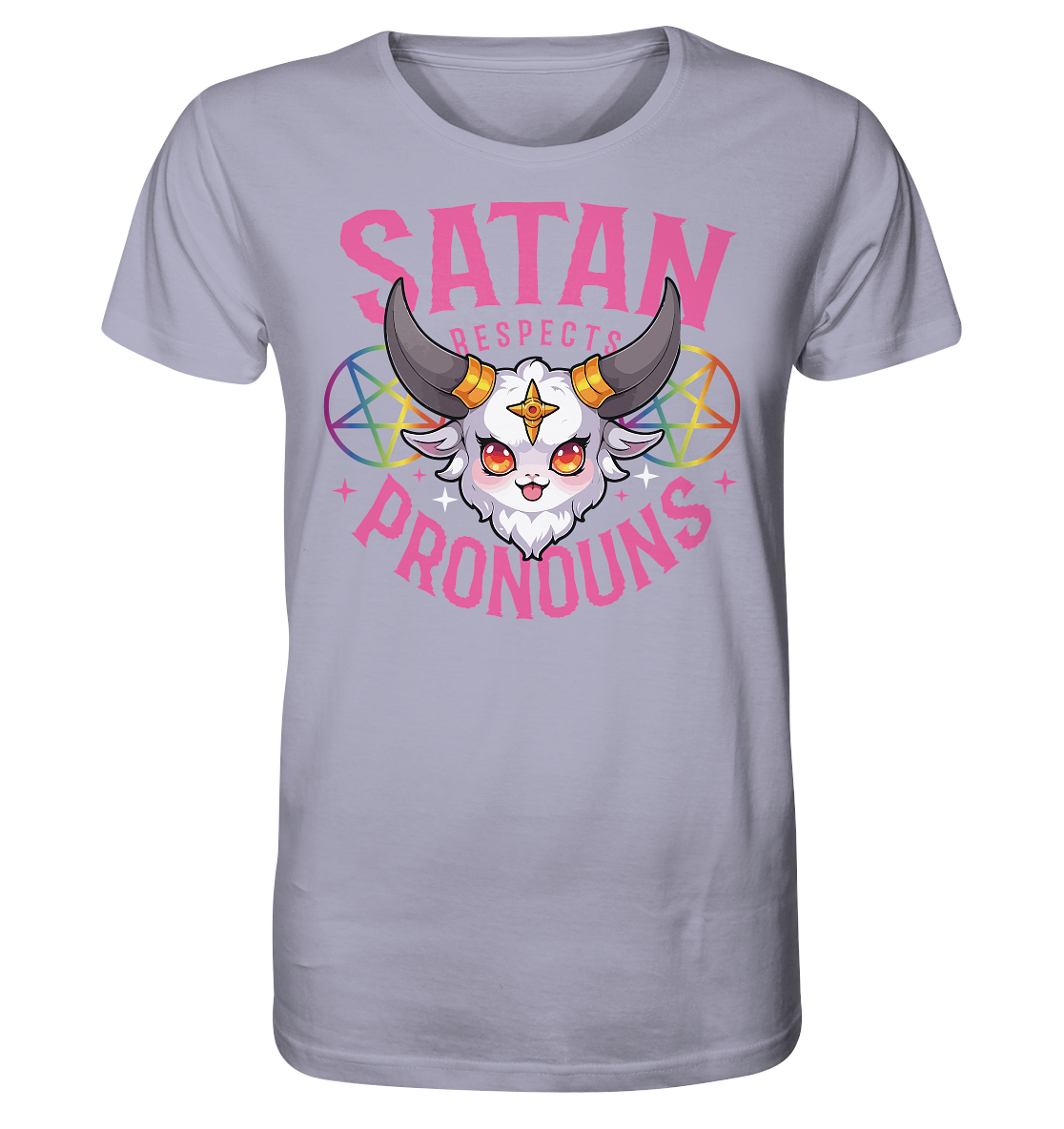 Satan Respects Pronouns - Organic Shirt