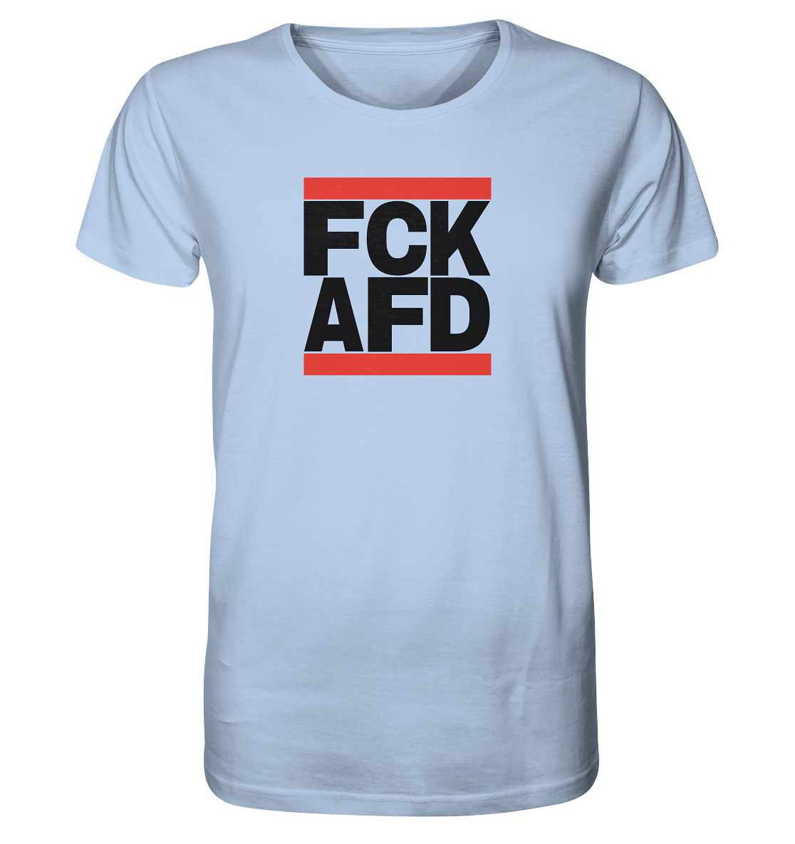 FCK AFD (schwarze Schrift) - Unisex Shirt