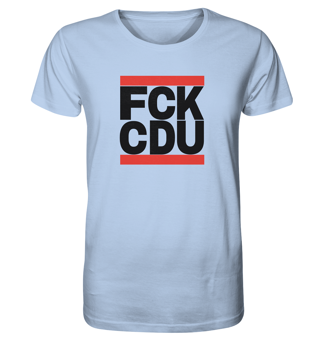 FCK CDU (schwarze Schrift) - Organic Shirt