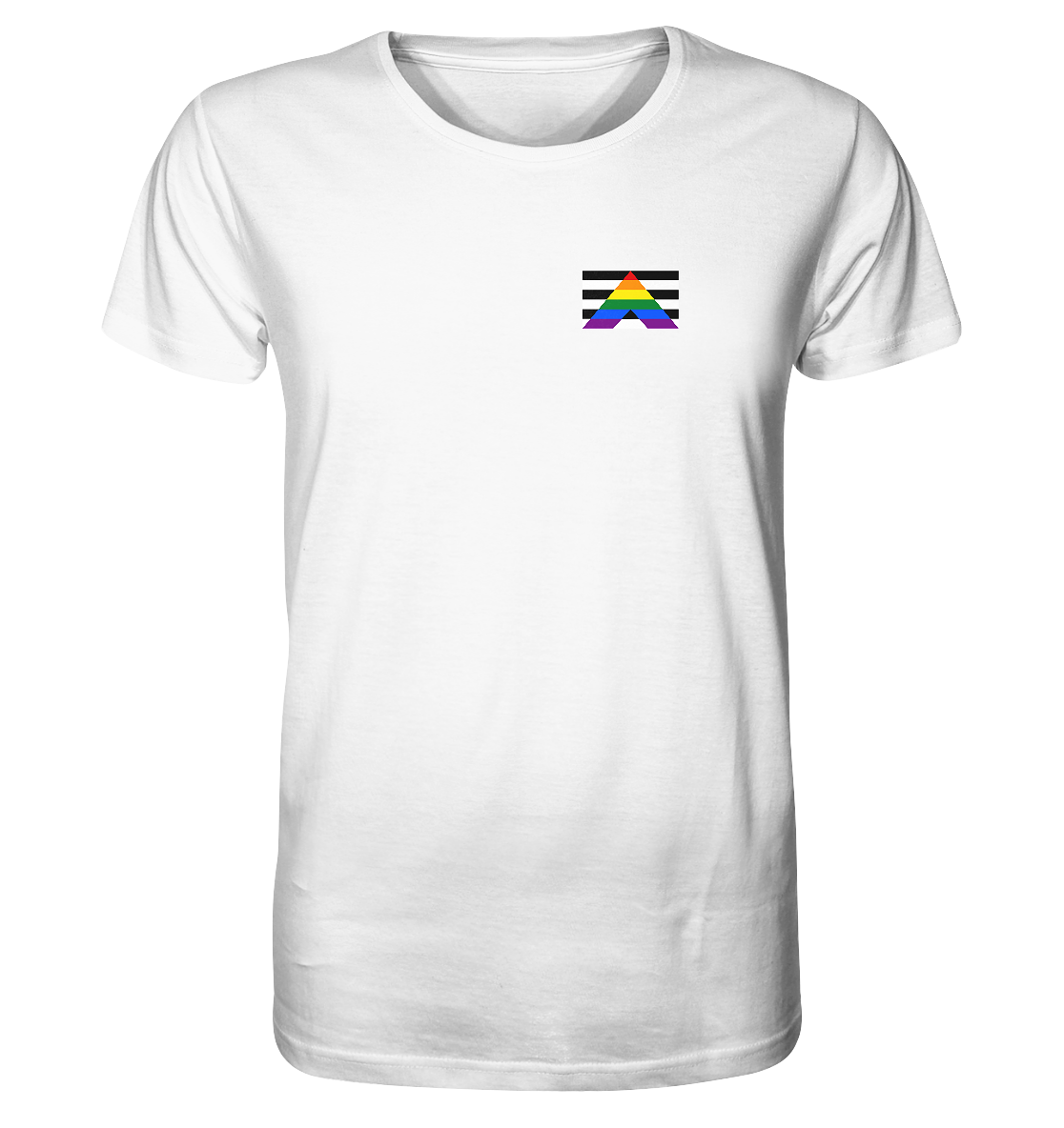 Straight Ally Pride Flag - Organic Shirt