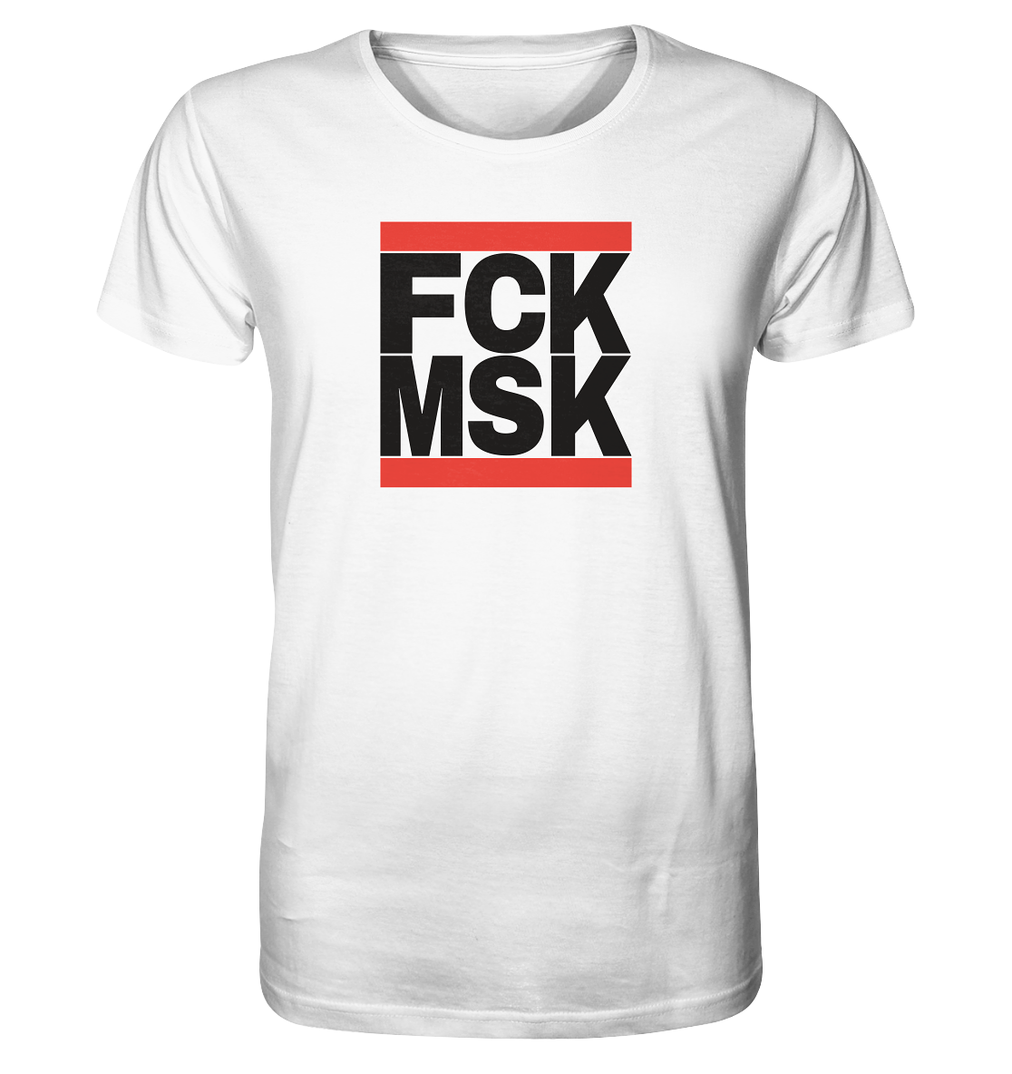 FCK MSK (schwarze Schrift) - Unisex Shirt