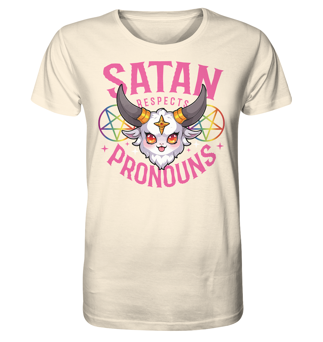 Satan Respects Pronouns - Organic Shirt