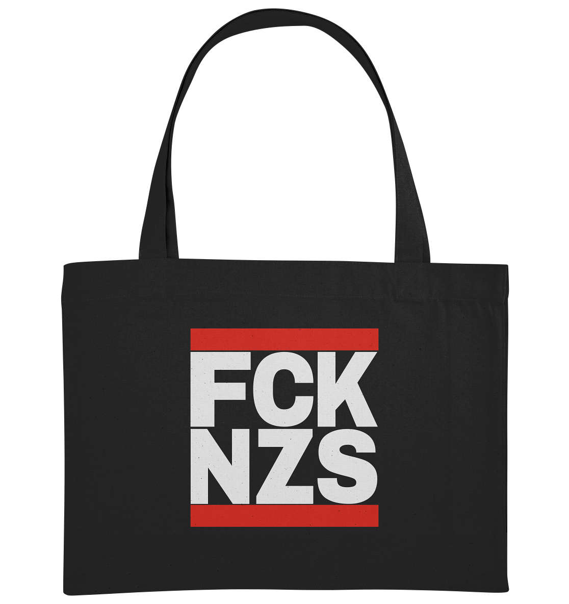 FCK NZS (weiße Schrift) - Einkaufstasche