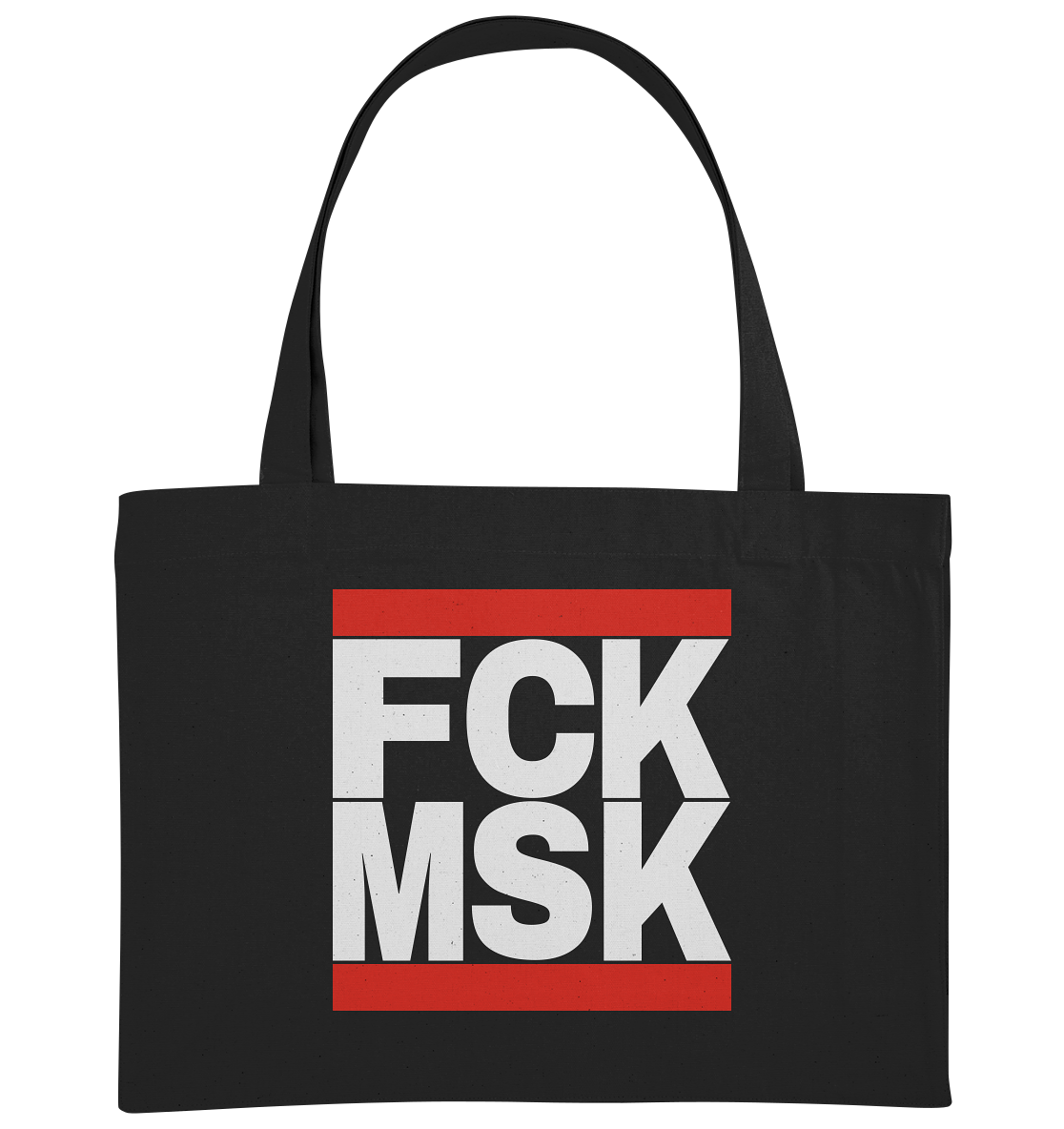 FCK MSK (weiße Schrift) - Einkaufstasche