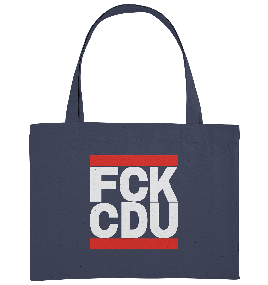 FCK CDU (weiße Schrift) - Organic Shopping-Bag