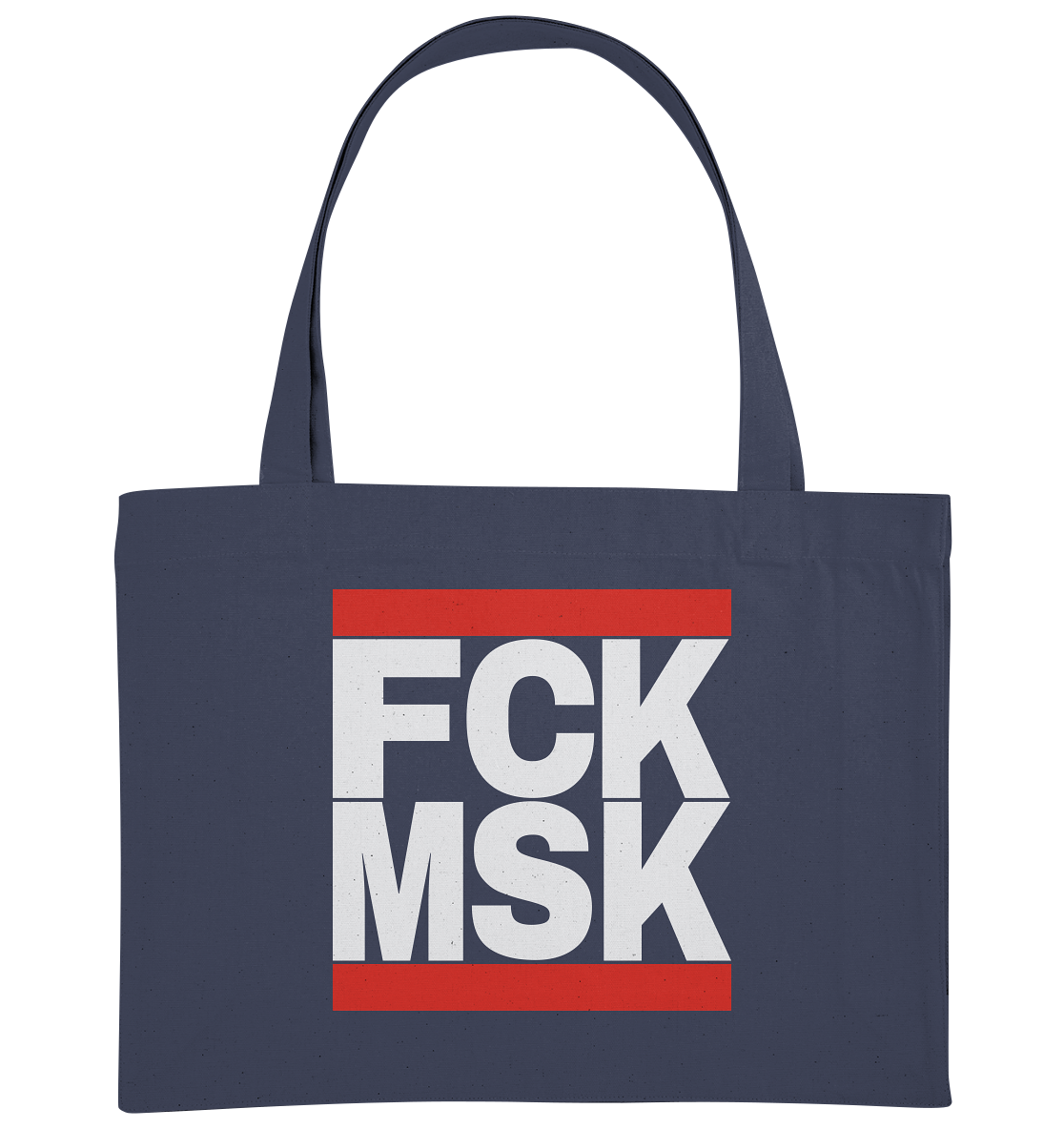 FCK MSK (weiße Schrift) - Einkaufstasche