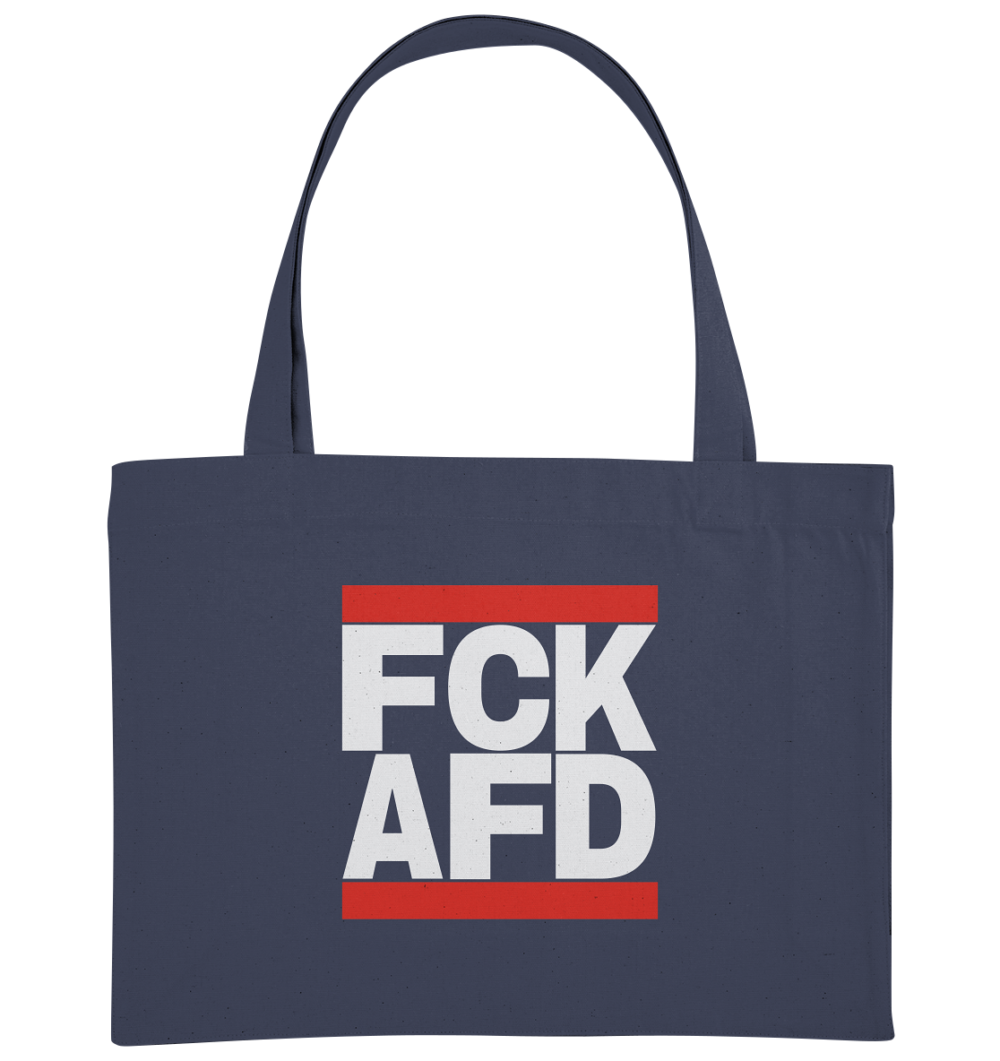 FCK AFD (weiße Schrift) - Einkaufstasche