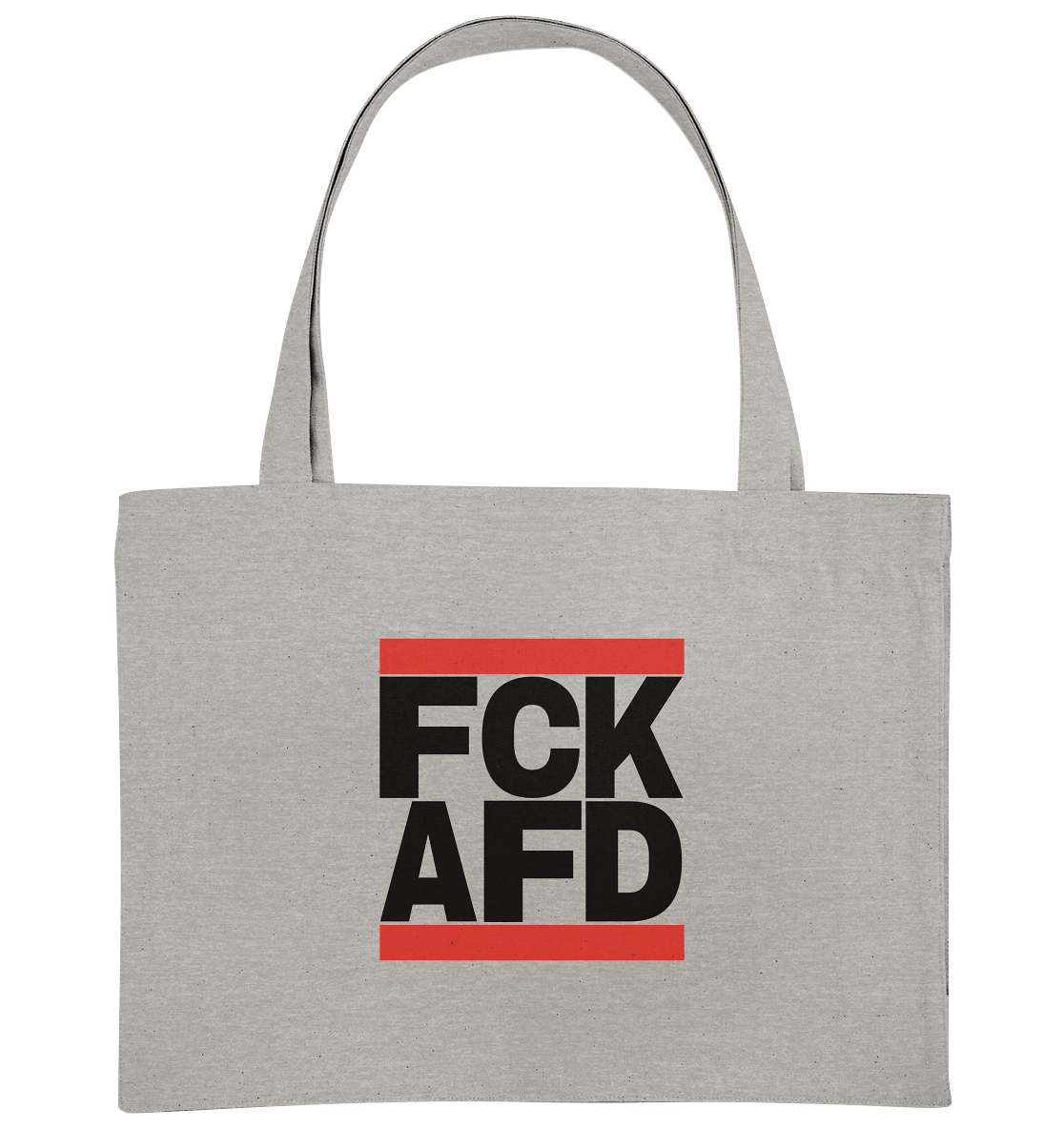 FCK AFD (schwarze Schrift) - Einkaufstasche