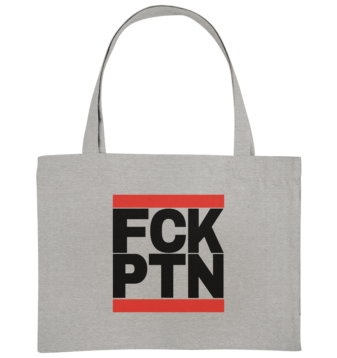 FCK PTN (schwarze Schrift) - Organic Shopping-Bag