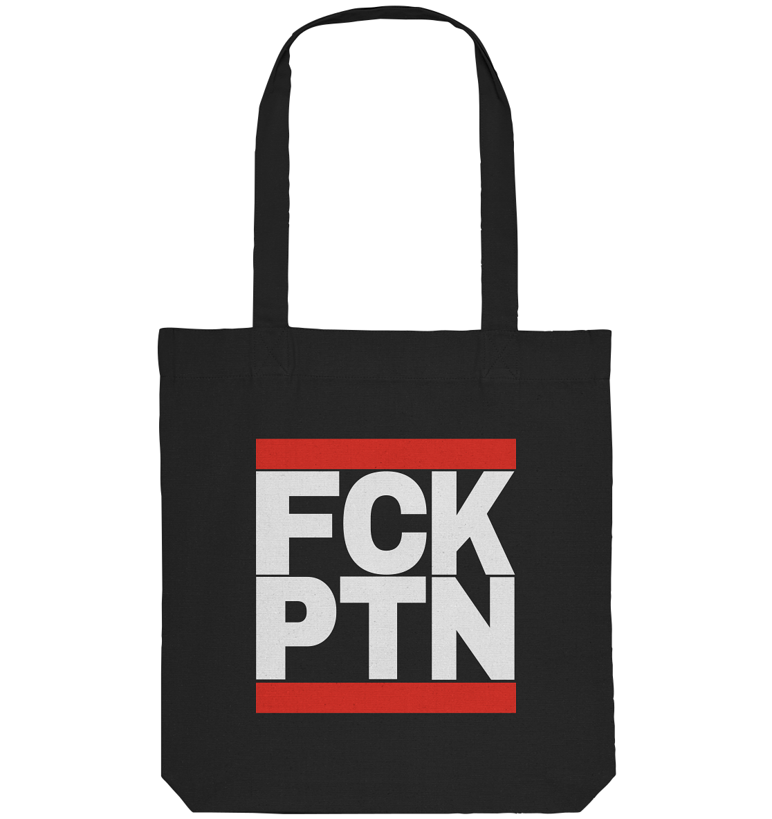 FCK PTN (weiße Schrift) - Organic Tote-Bag