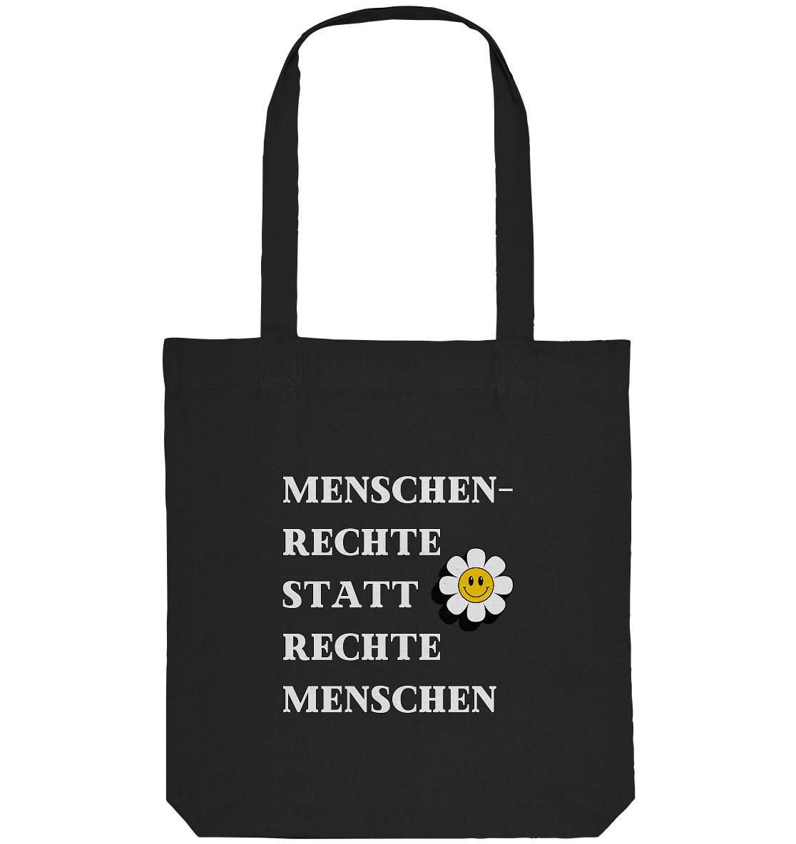 Menschenrechte statt rechte Menschen - Organic Tote-Bag