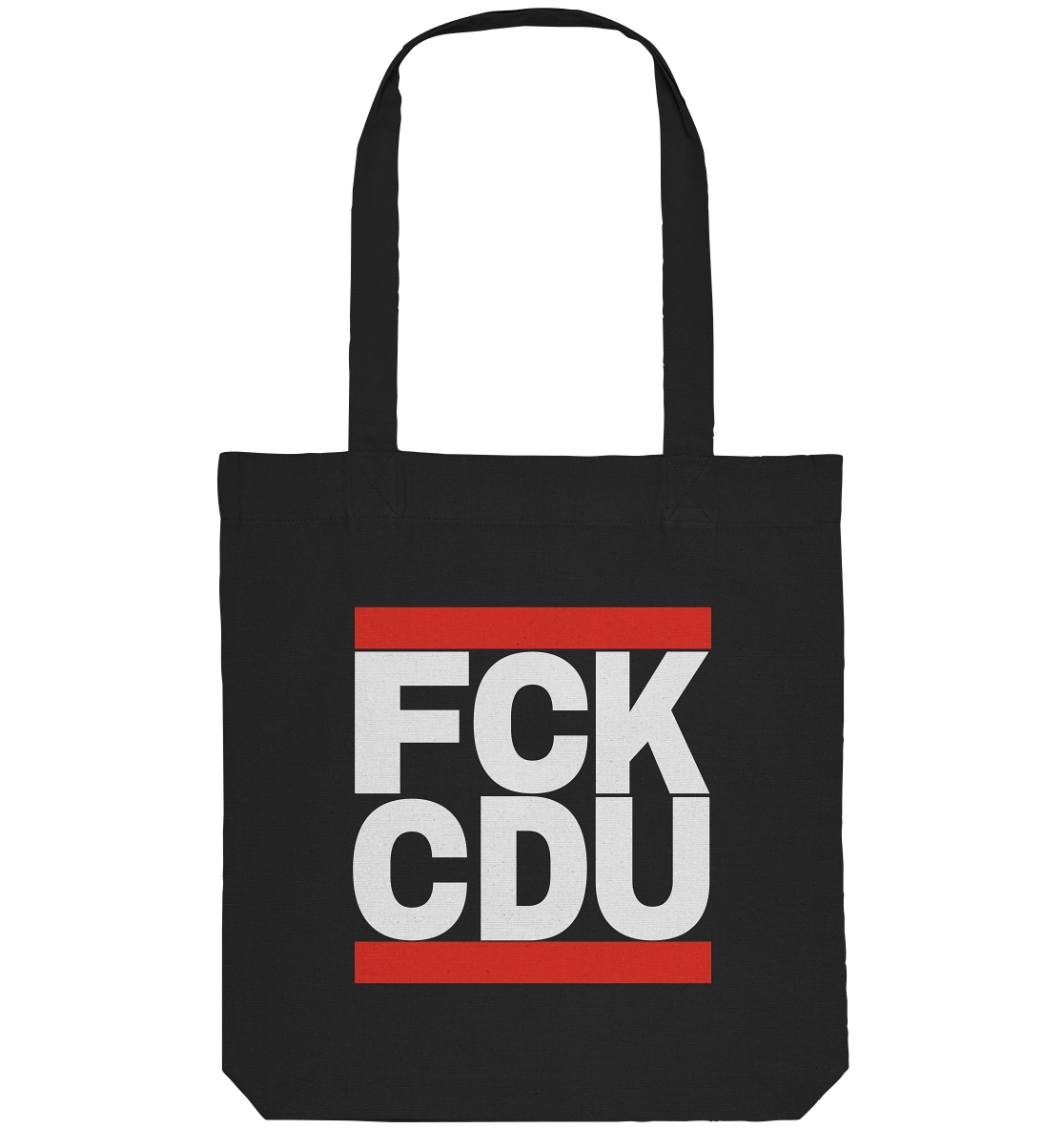 FCK CDU (weiße Schrift) - Organic Tote-Bag