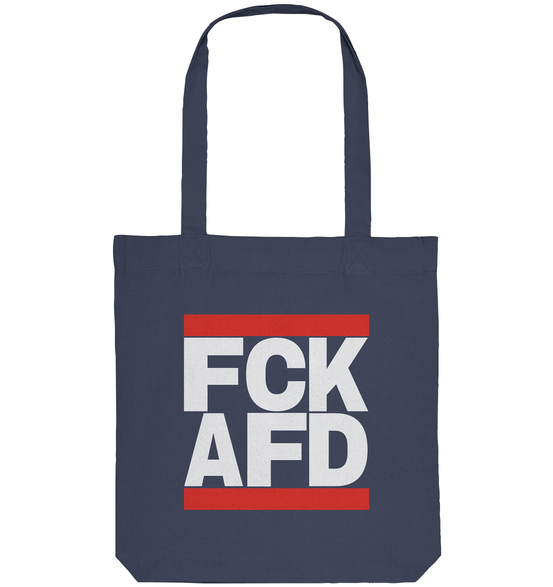 FCK AFD (weiße Schrift) - Stanley/Stella Stoffbeutel