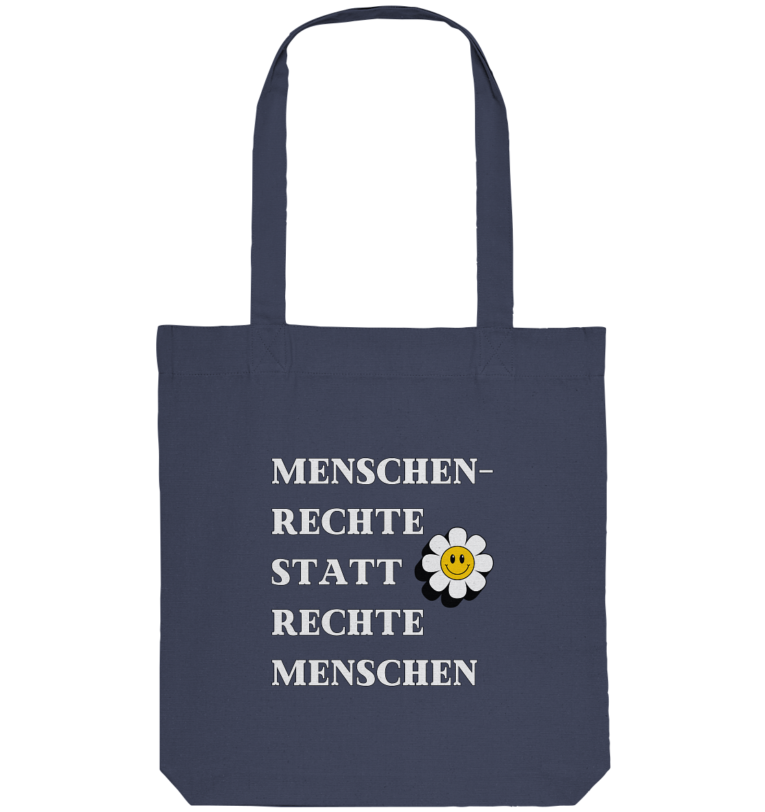 Menschenrechte statt rechte Menschen - Organic Tote-Bag