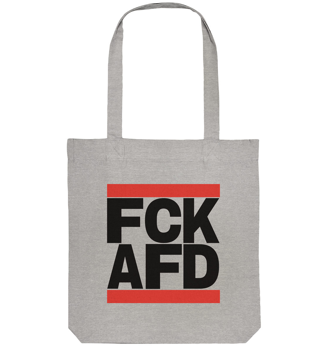 FCK AFD (schwarze Schrift) - Stanley/Stella Stoffbeutel