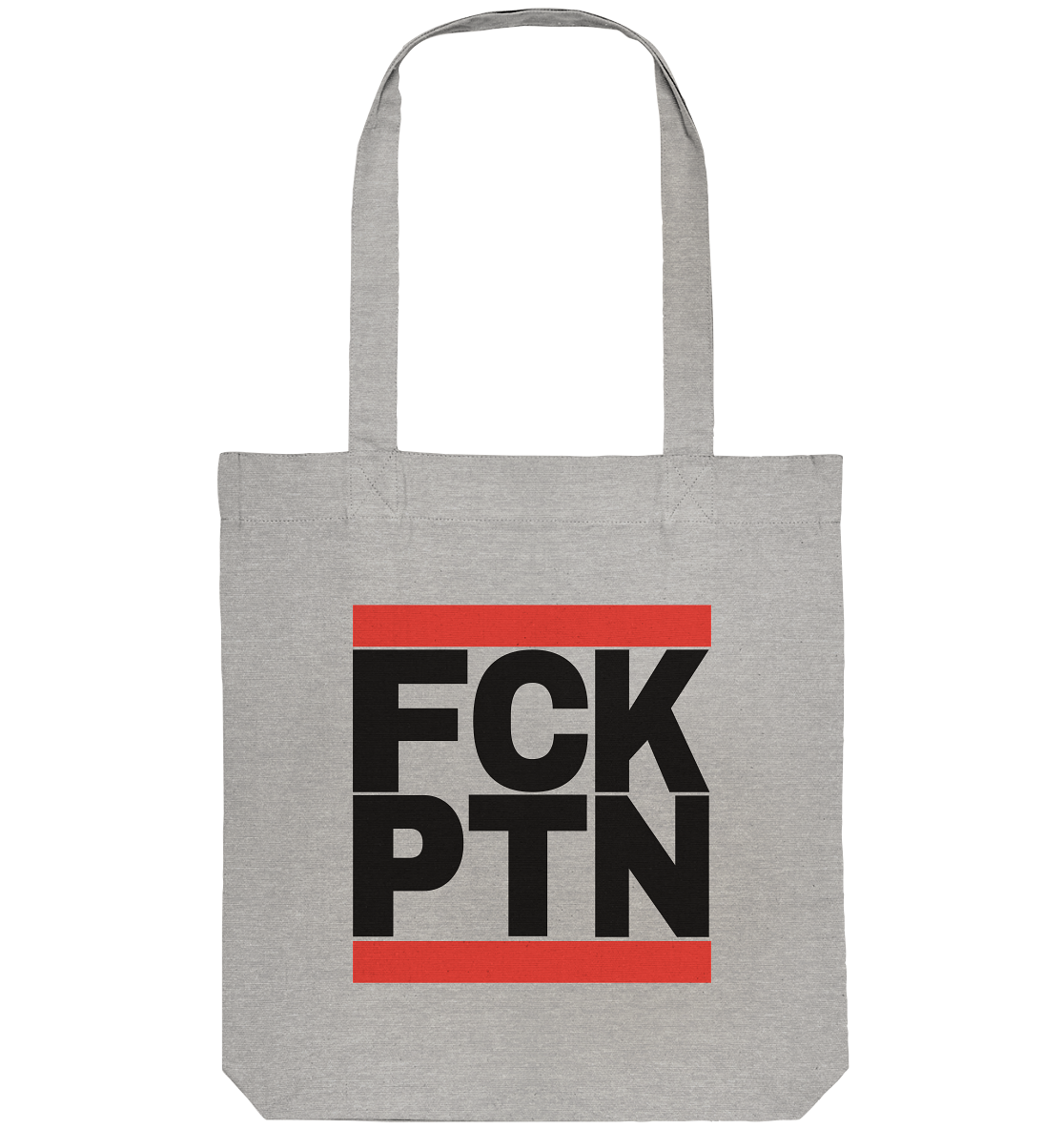 FCK PTN (schwarze Schrift) - Organic Tote-Bag