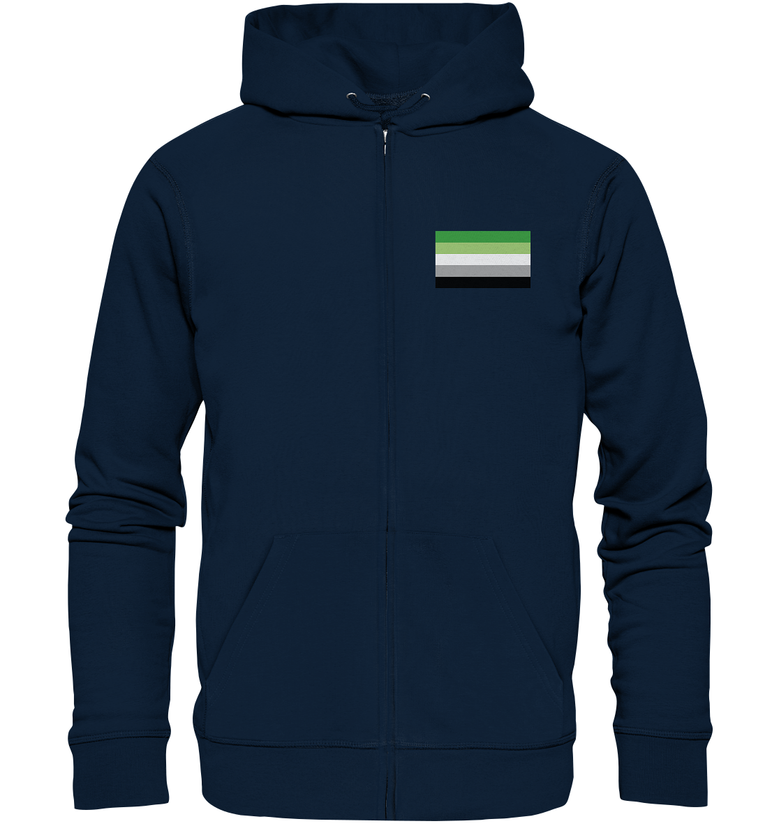 Aromantic Pride Flag Unisex Sweatjacke