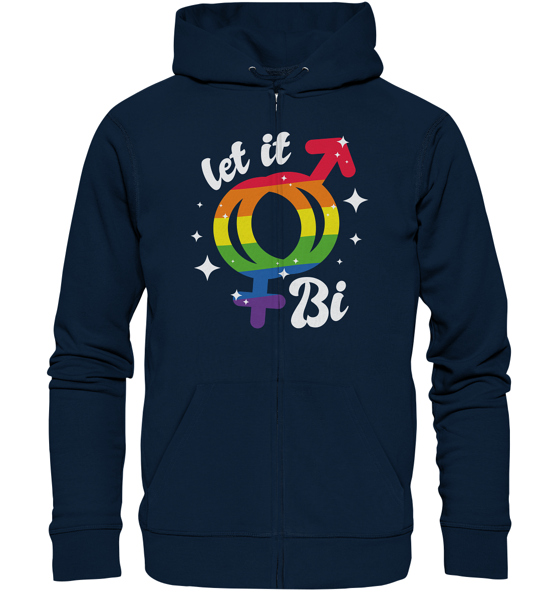 Let it Bi Unisex Sweatjacke