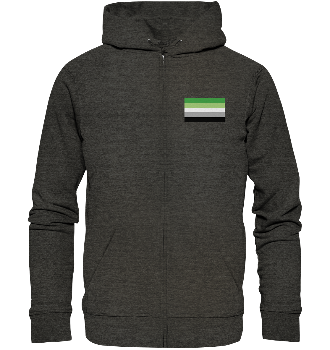 Aromantic Pride Flag Unisex Sweatjacke