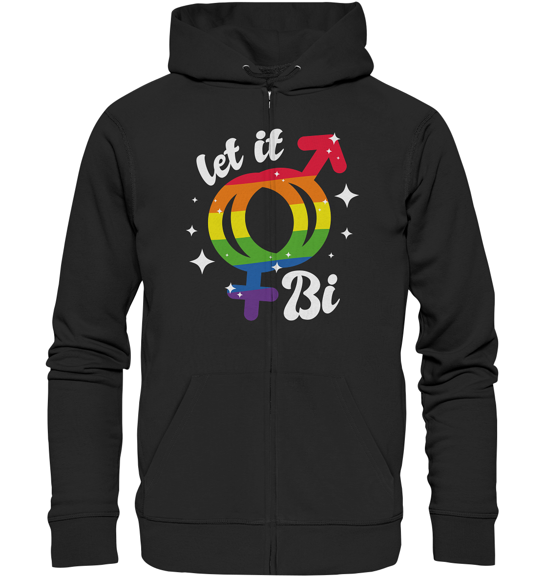 Let it Bi Unisex Sweatjacke