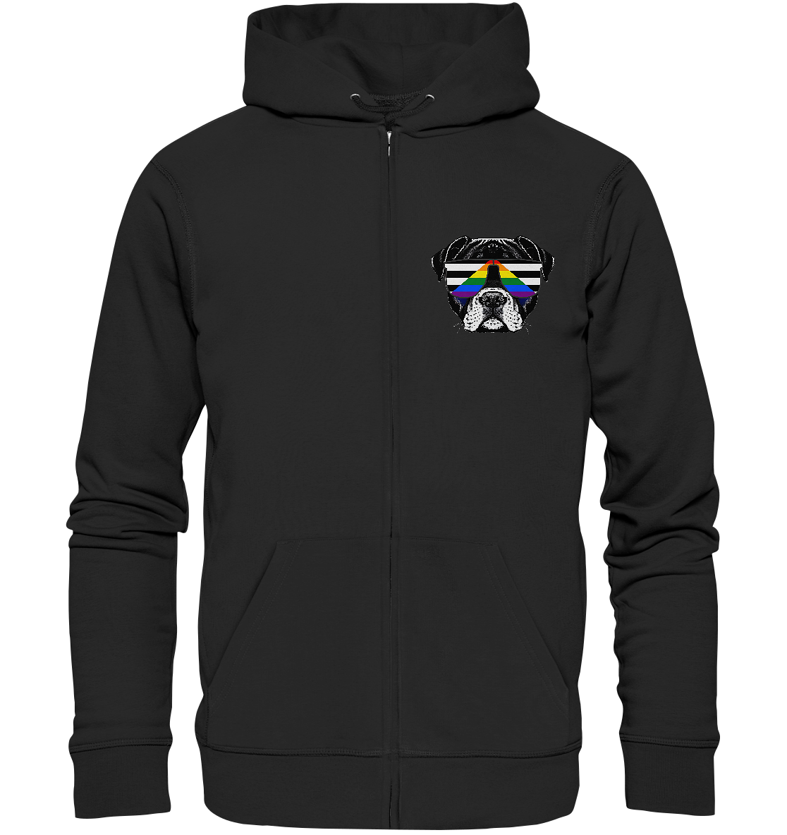 Straight Ally Doggo Unisex Sweatjacke