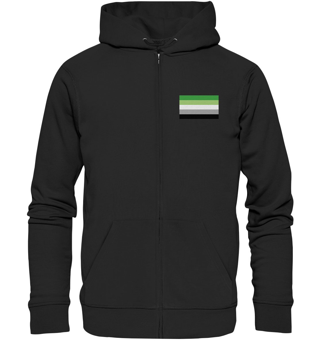 Aromantic Pride Flag Unisex Sweatjacke